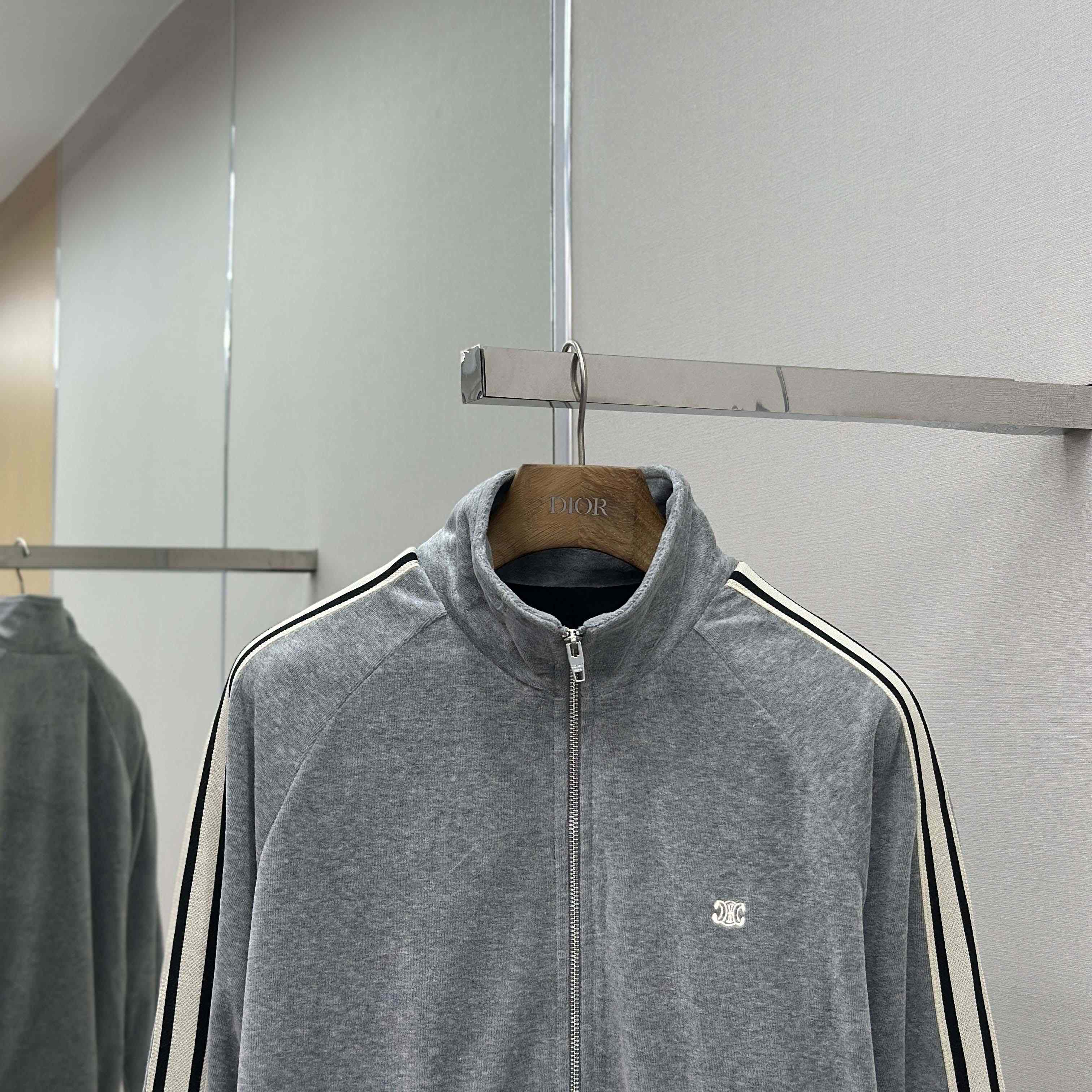 Celine Tracksuit Jacket In Velvet Cotton - EUR FASHION