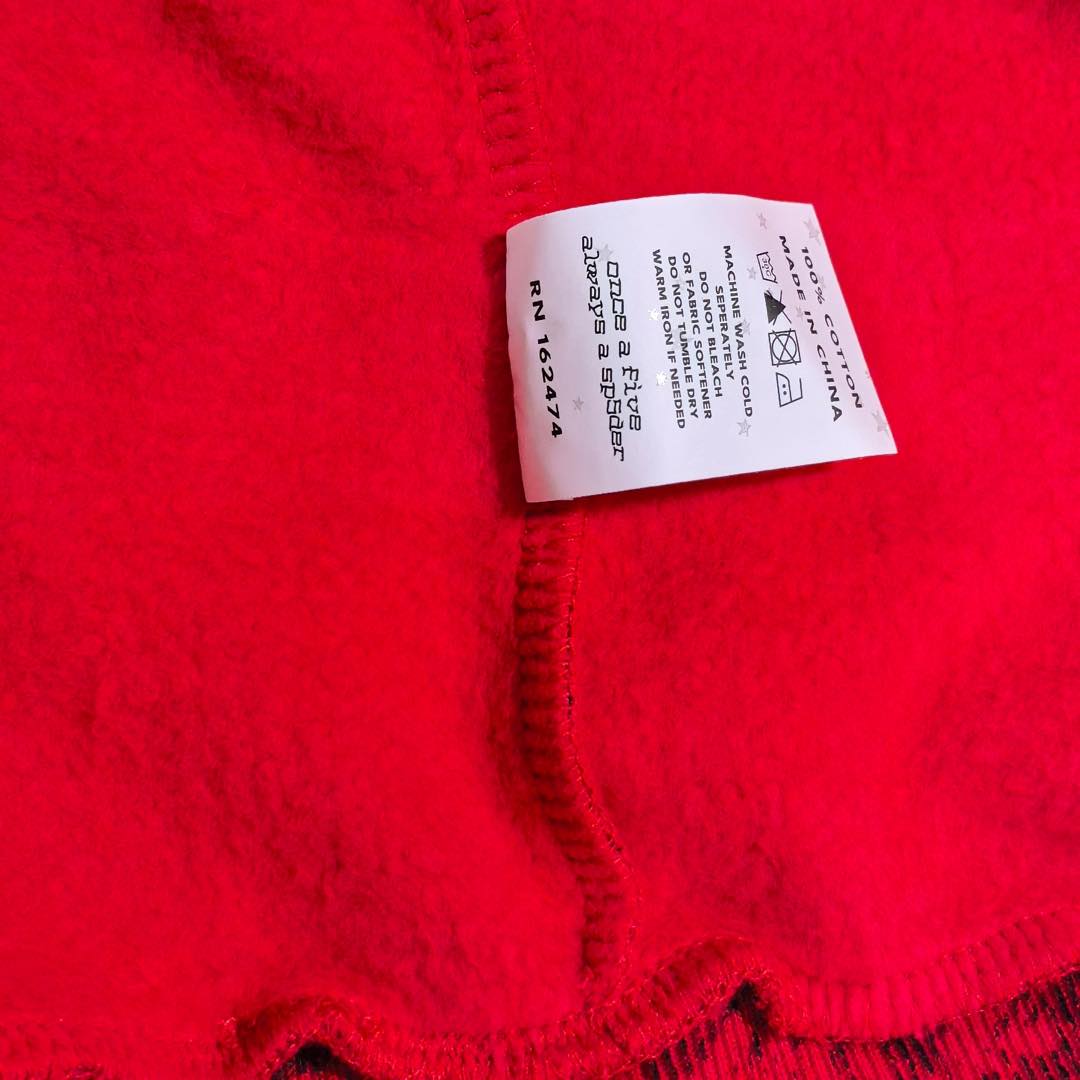 Sp5der OG Tree Camo Hoodie Red - EUR FASHION