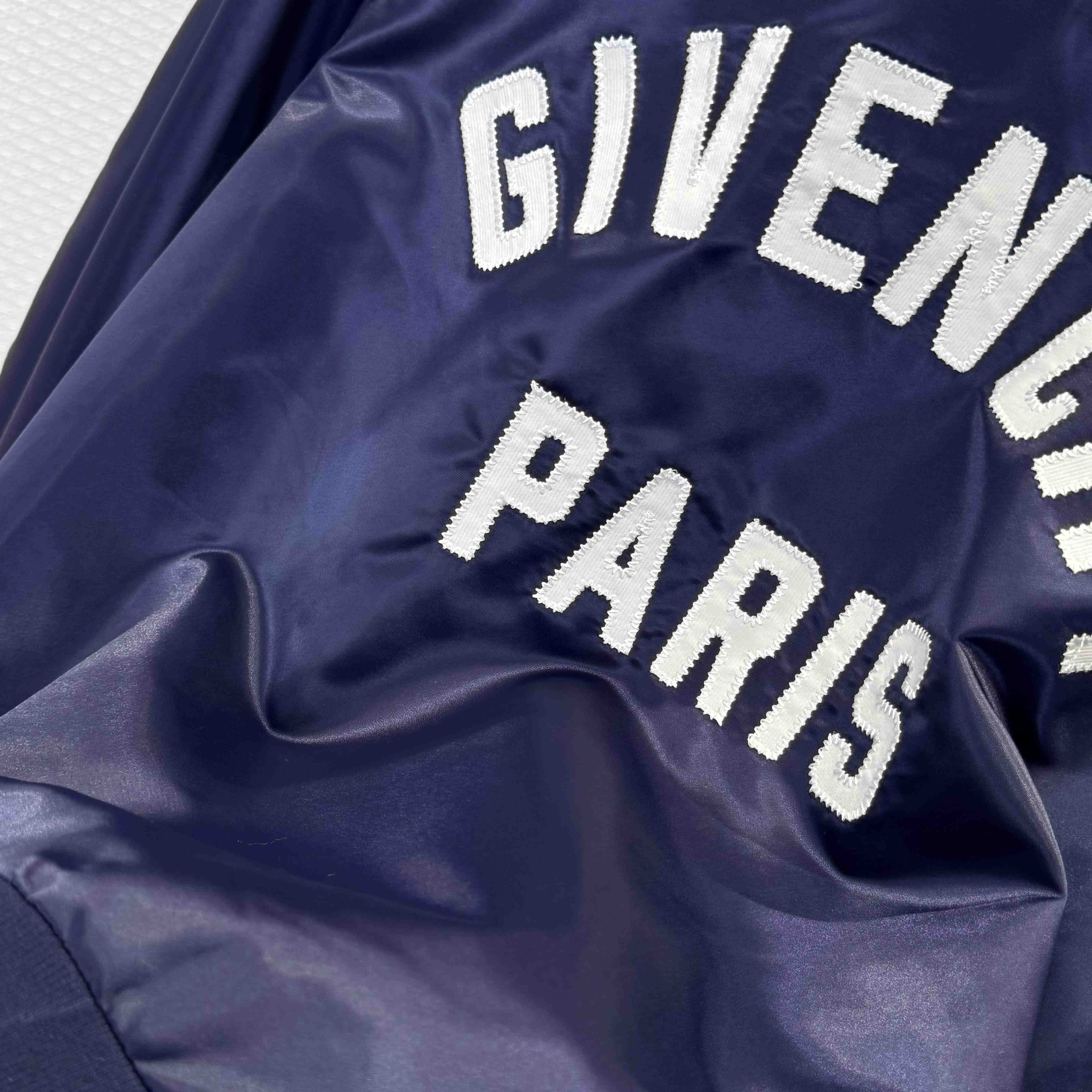 Givenchy Sweatshirt In Satin With Givenchy Paris Embroidery - EUR FASHION