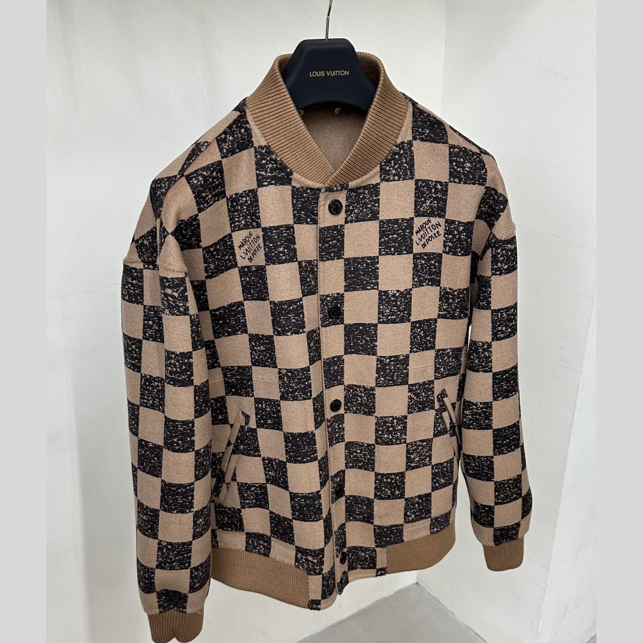 Louis Vuitton Reversible Damier Bomber Jacket  - EUR FASHION