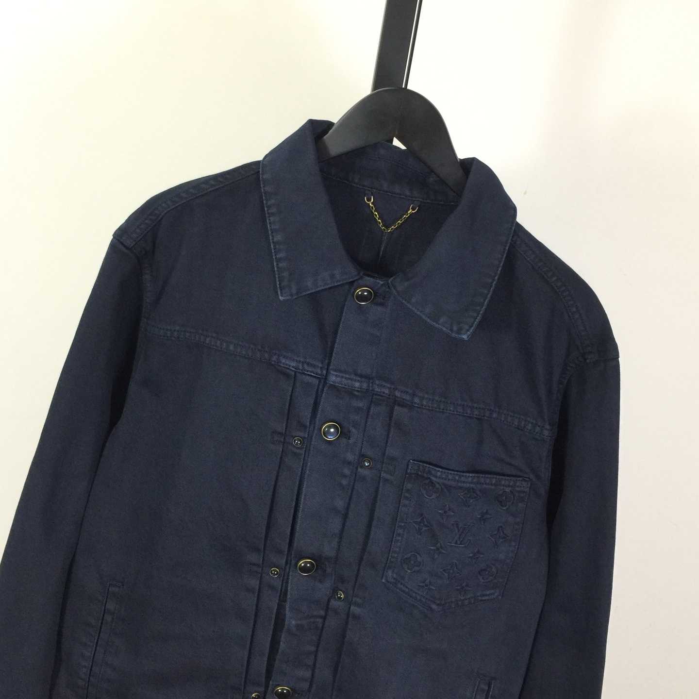 Louis Vuitton Garment-Dyed Denim Type II Trucker Jacket   1AHUY5 - EUR FASHION