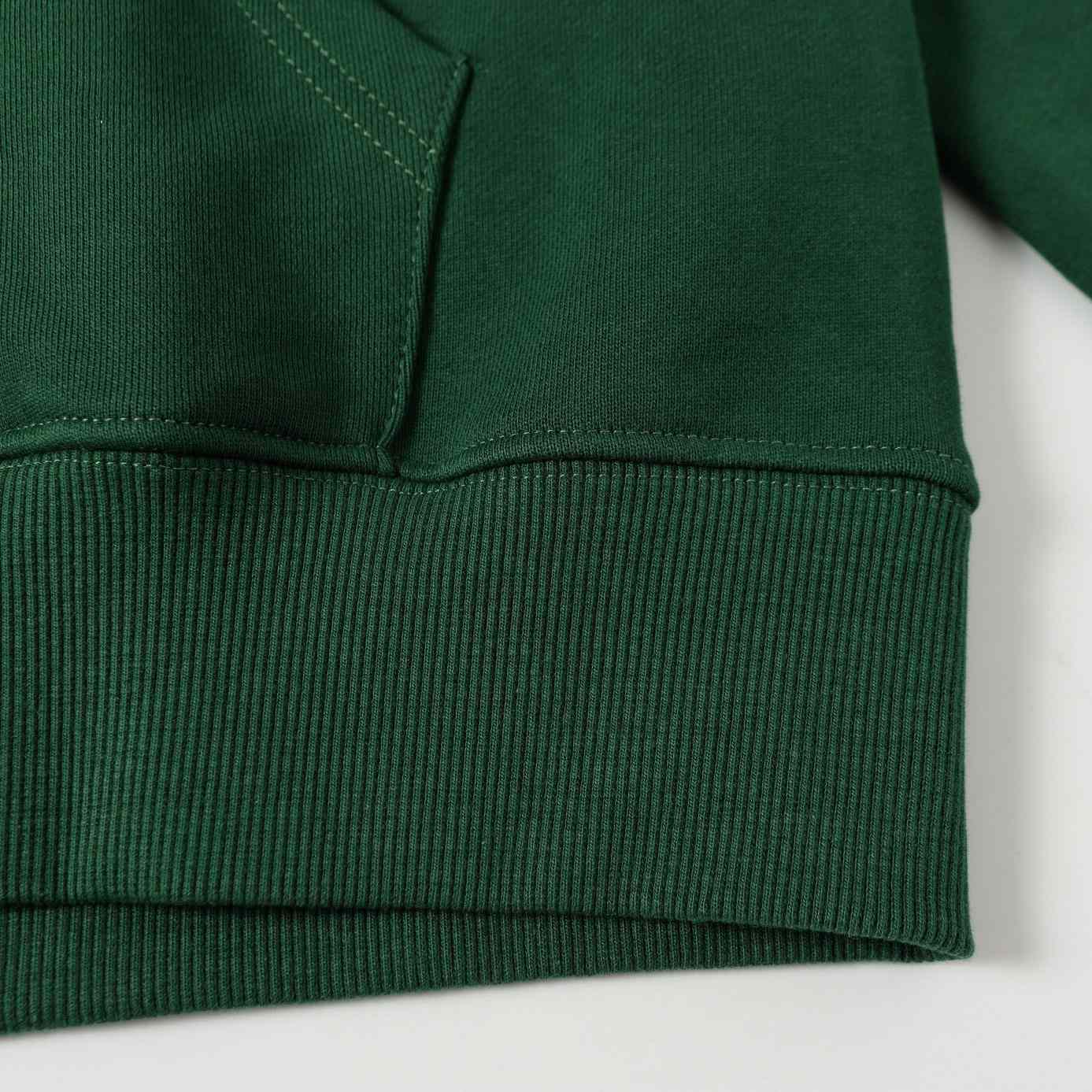 Denim Tears Cotton Wreath Zip Hoodie Green - EUR FASHION