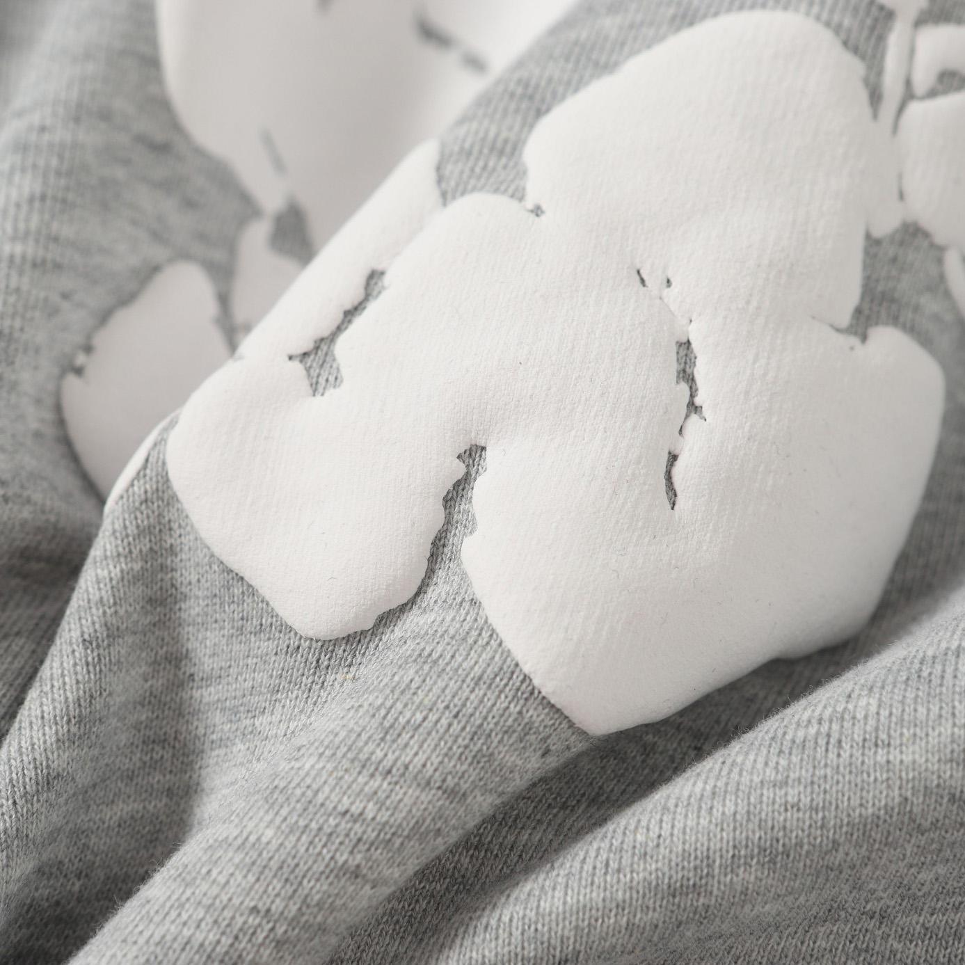 Denim Tears Cotton Wreath Zip Hoodie Grey - EUR FASHION