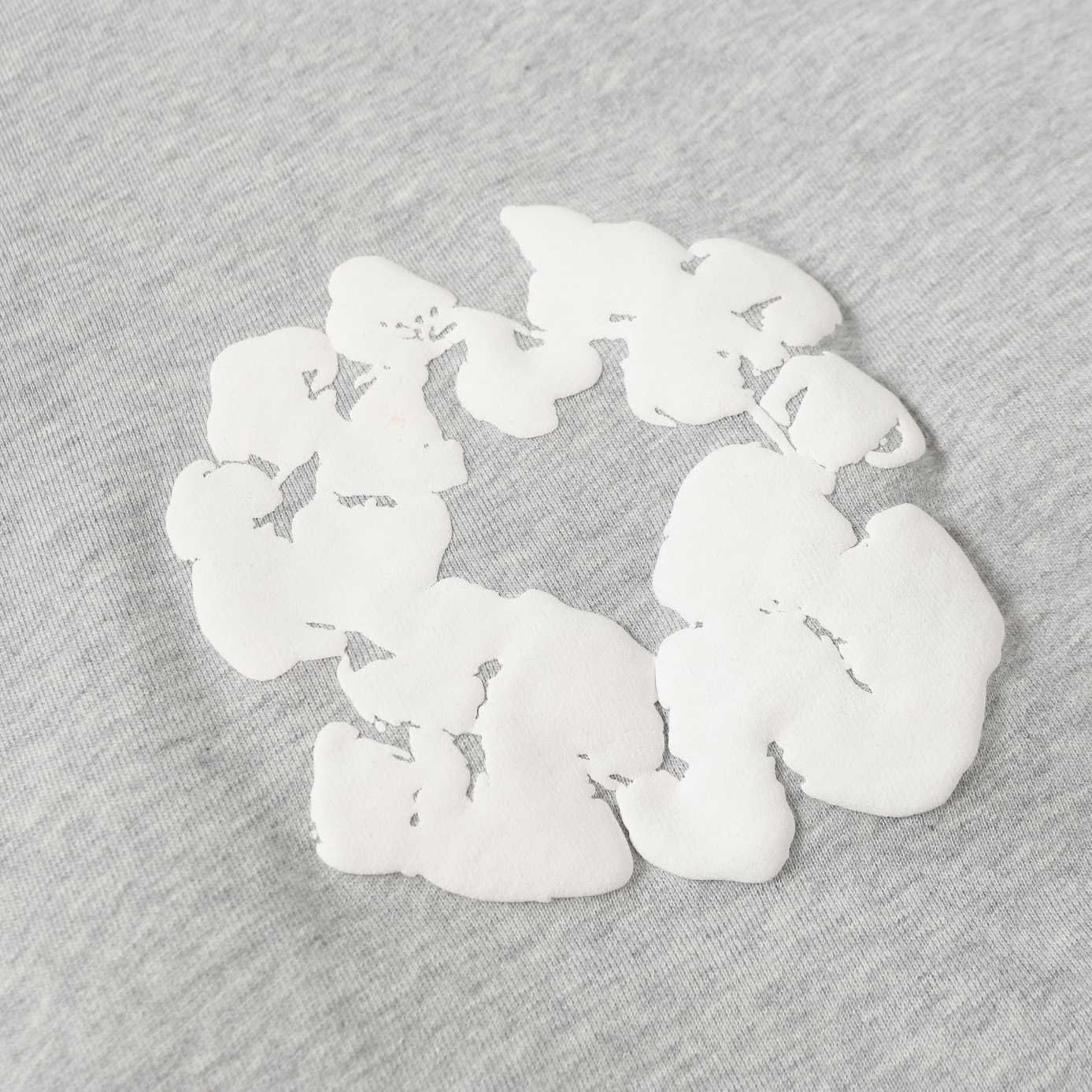 Denim Tears Cotton Wreath Zip Hoodie Grey - EUR FASHION