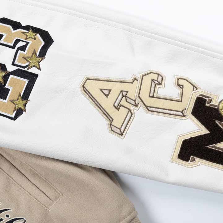 Off-White AC Milan Patch Varsity Jacket - EUR FASHION