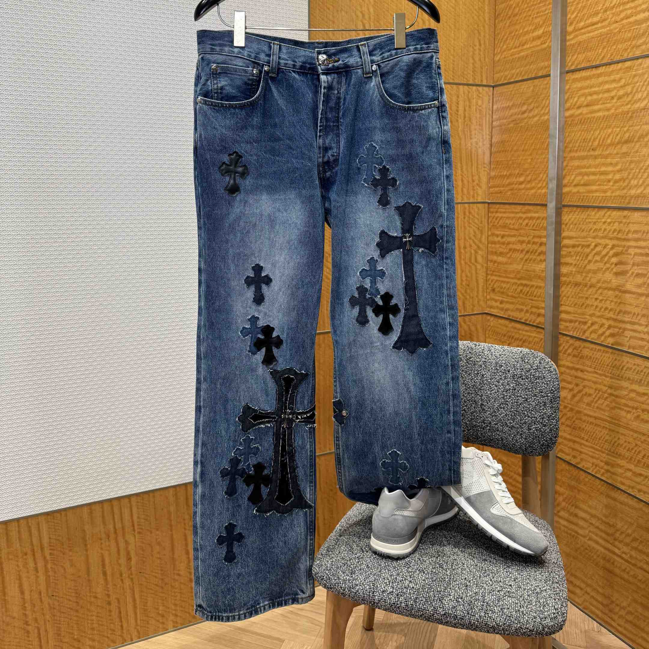 Chrome Hearts Jeans - EUR FASHION