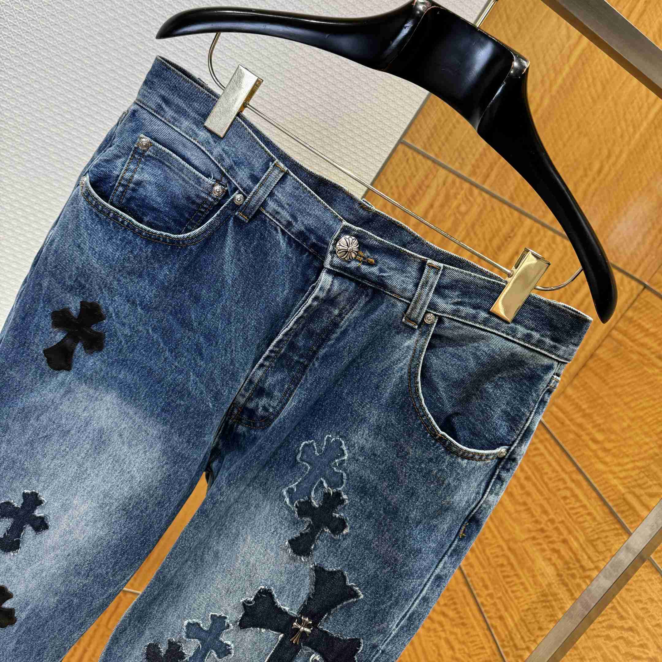 Chrome Hearts Jeans - EUR FASHION