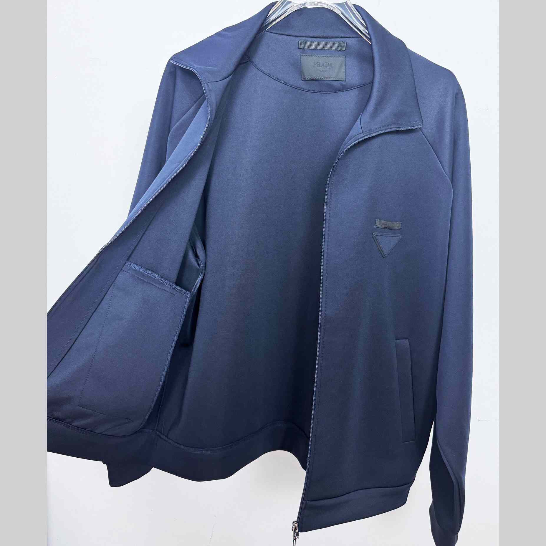 Prada Zippered Technical Fabric Jacket - EUR FASHION