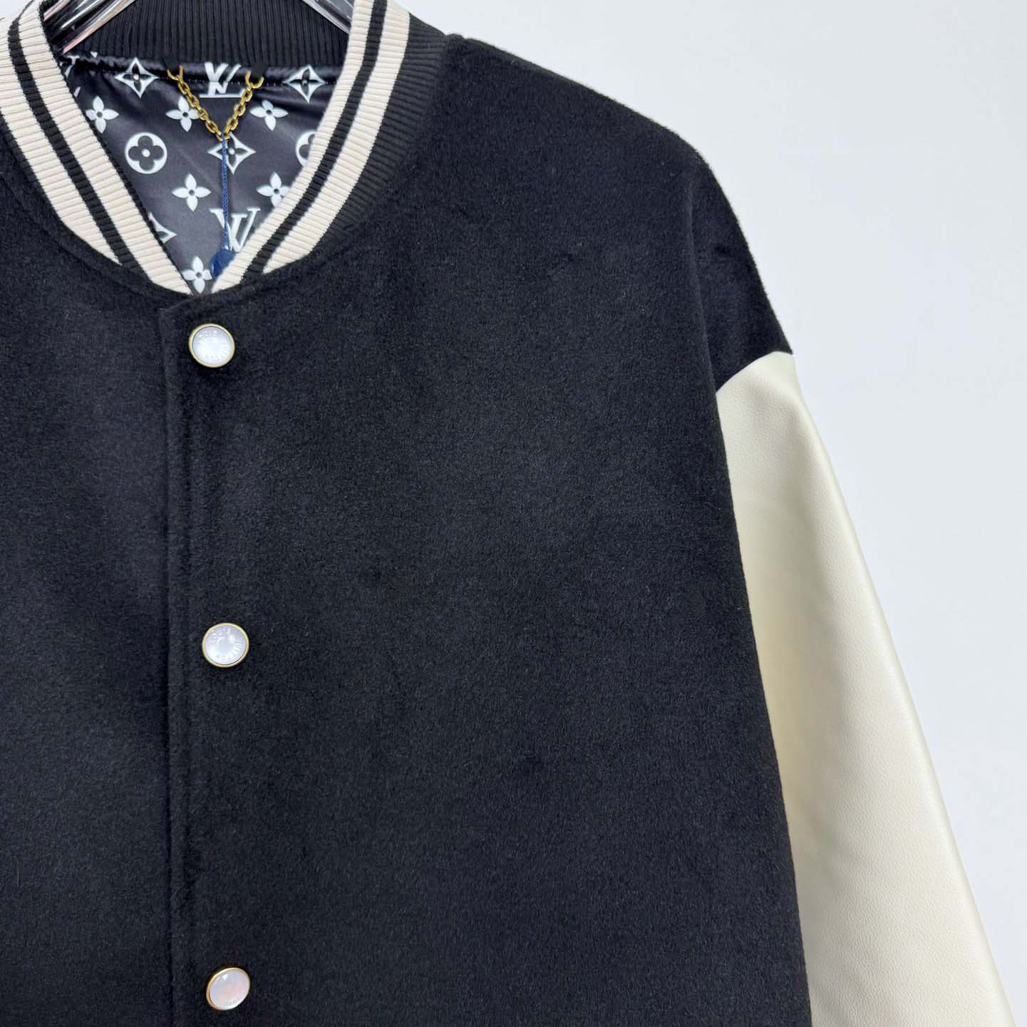 Louis Vuitton Signature Leather Varsity Jacket    - EUR FASHION