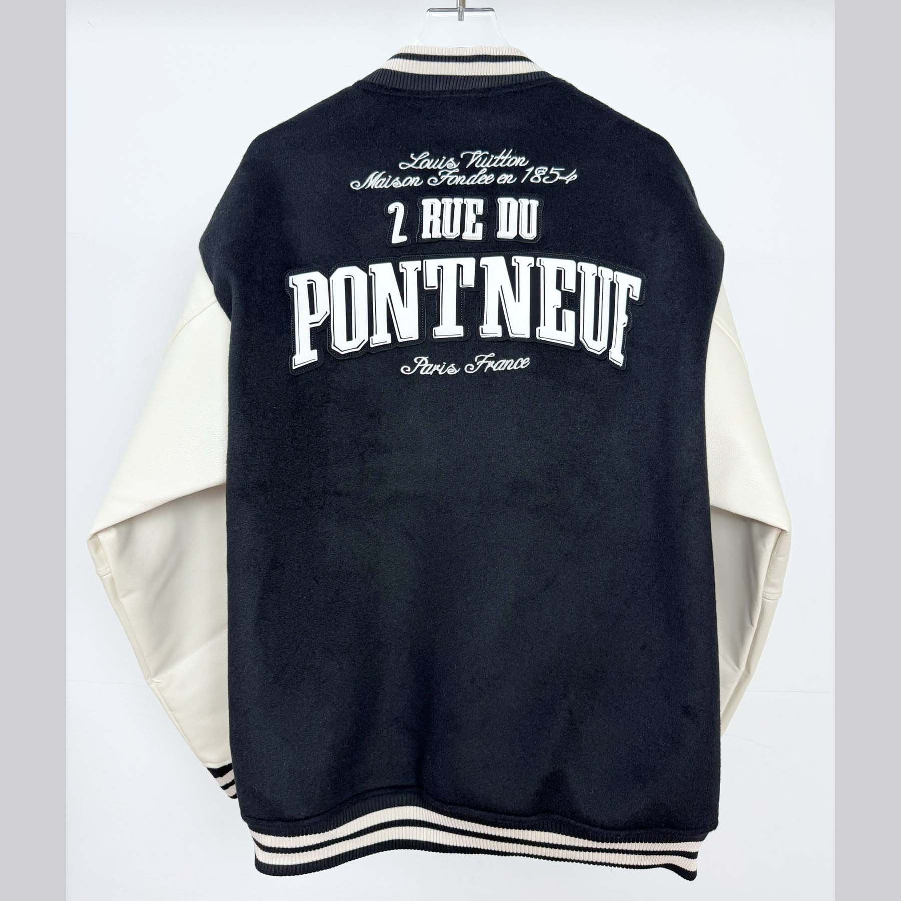 Louis Vuitton Signature Leather Varsity Jacket    - EUR FASHION