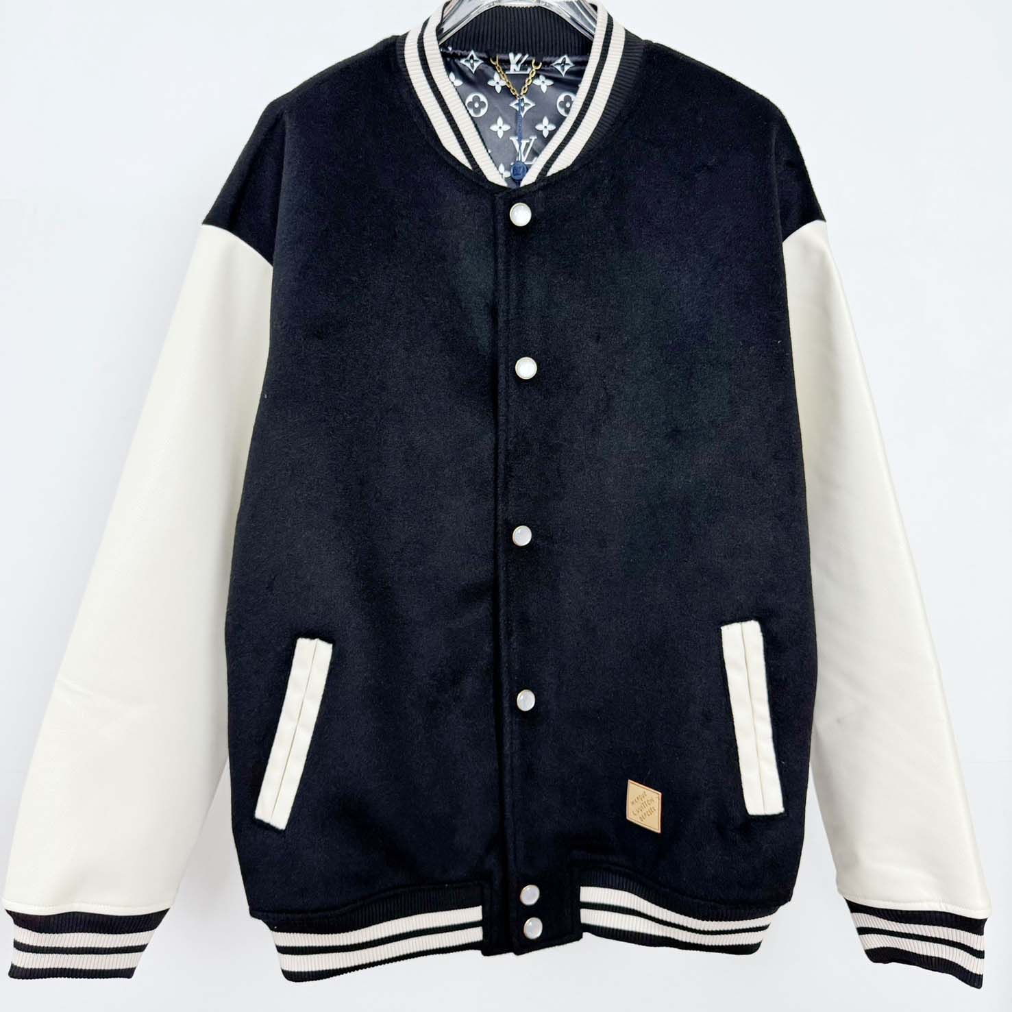 Louis Vuitton Signature Leather Varsity Jacket    - EUR FASHION