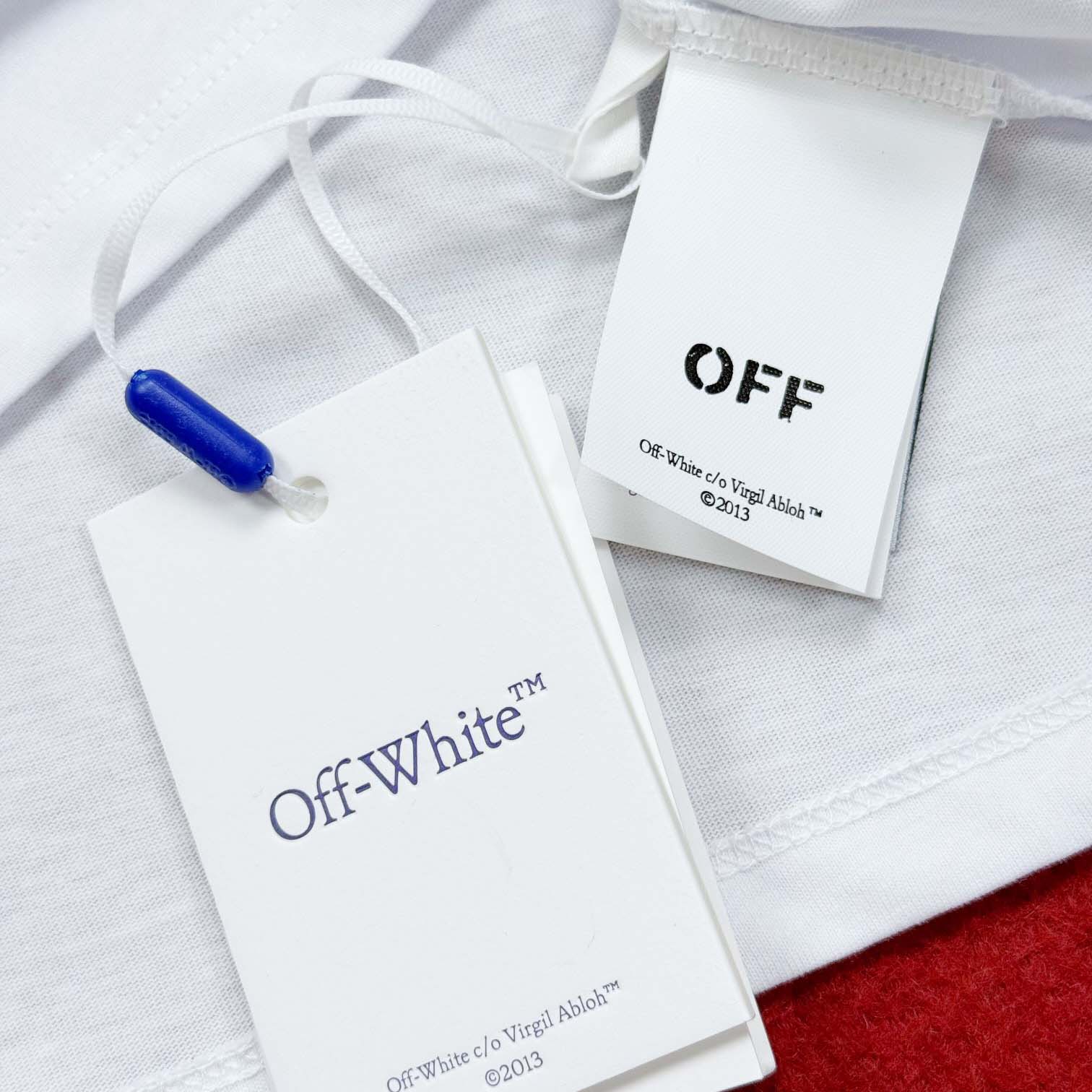 Off-White Boys Watercolour T-Shirt In White - EUR FASHION