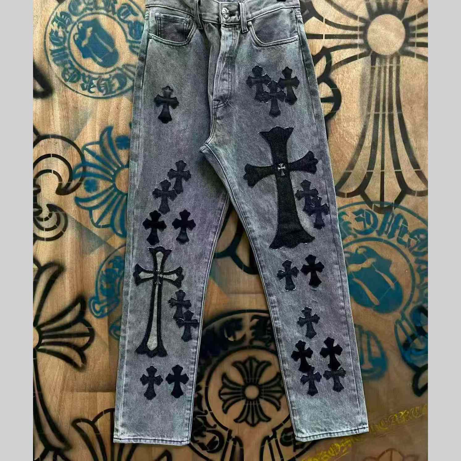 Chrome Hearts Jeans - EUR FASHION
