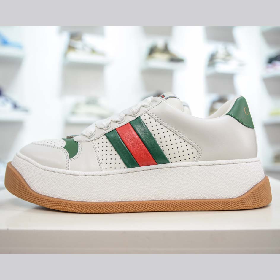 Gucci Screener White Web - EUR FASHION