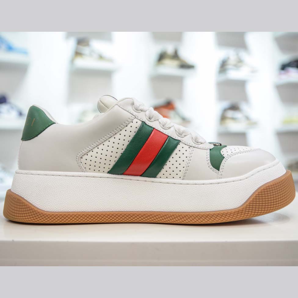 Gucci Screener White Web - EUR FASHION