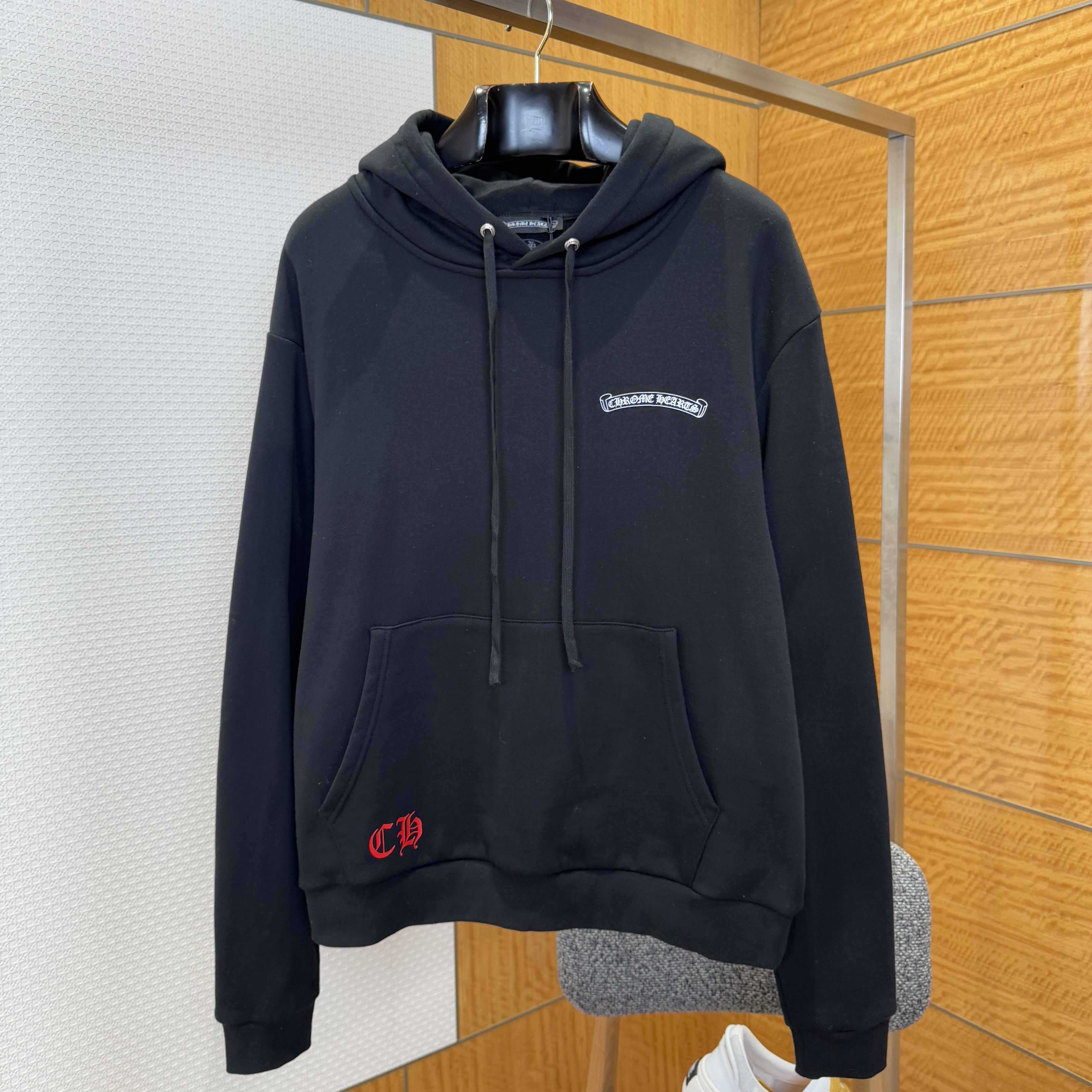 Chrome Hearts Cotton Hoodie - EUR FASHION