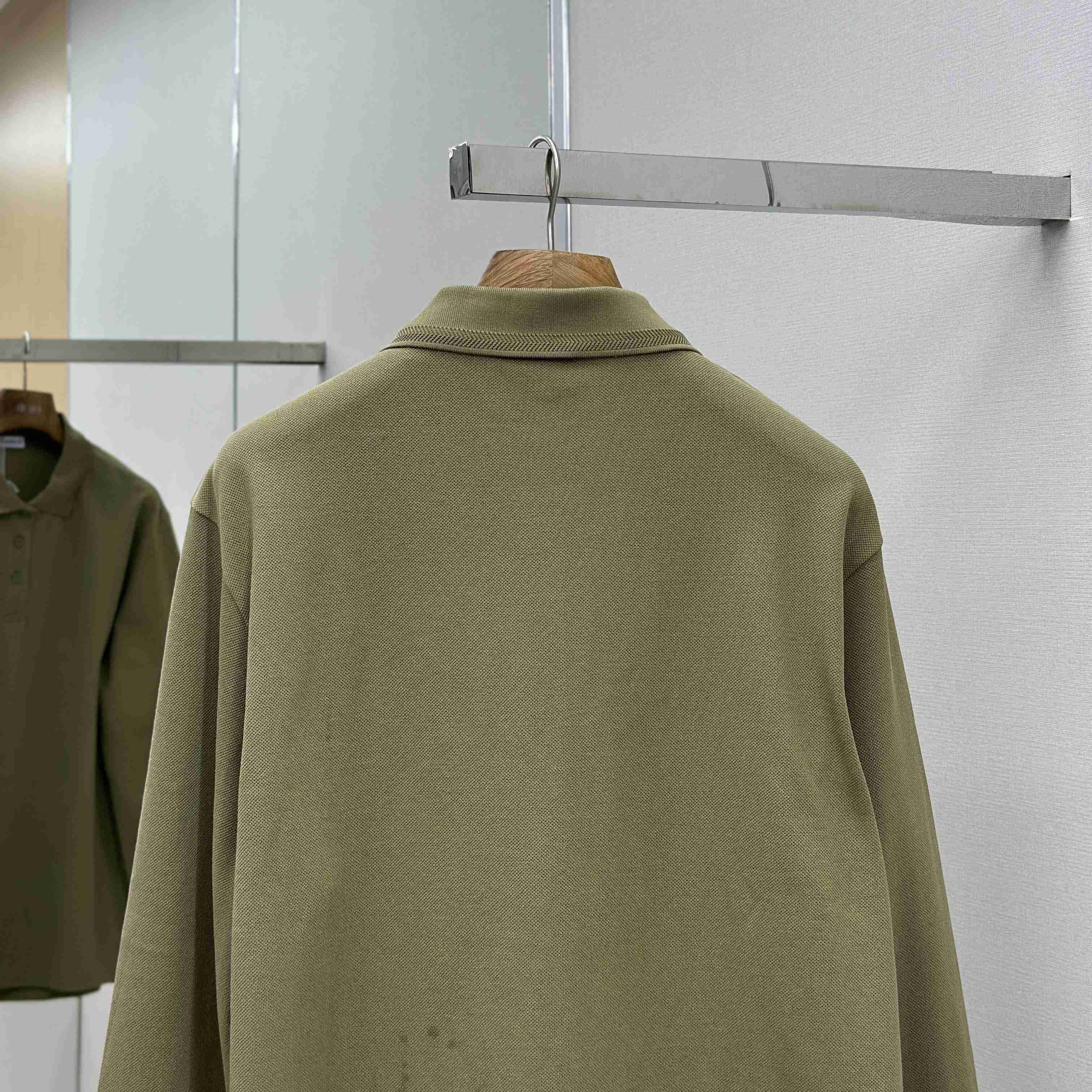 Burberry Long-sleeve Cotton Polo Shirt - EUR FASHION