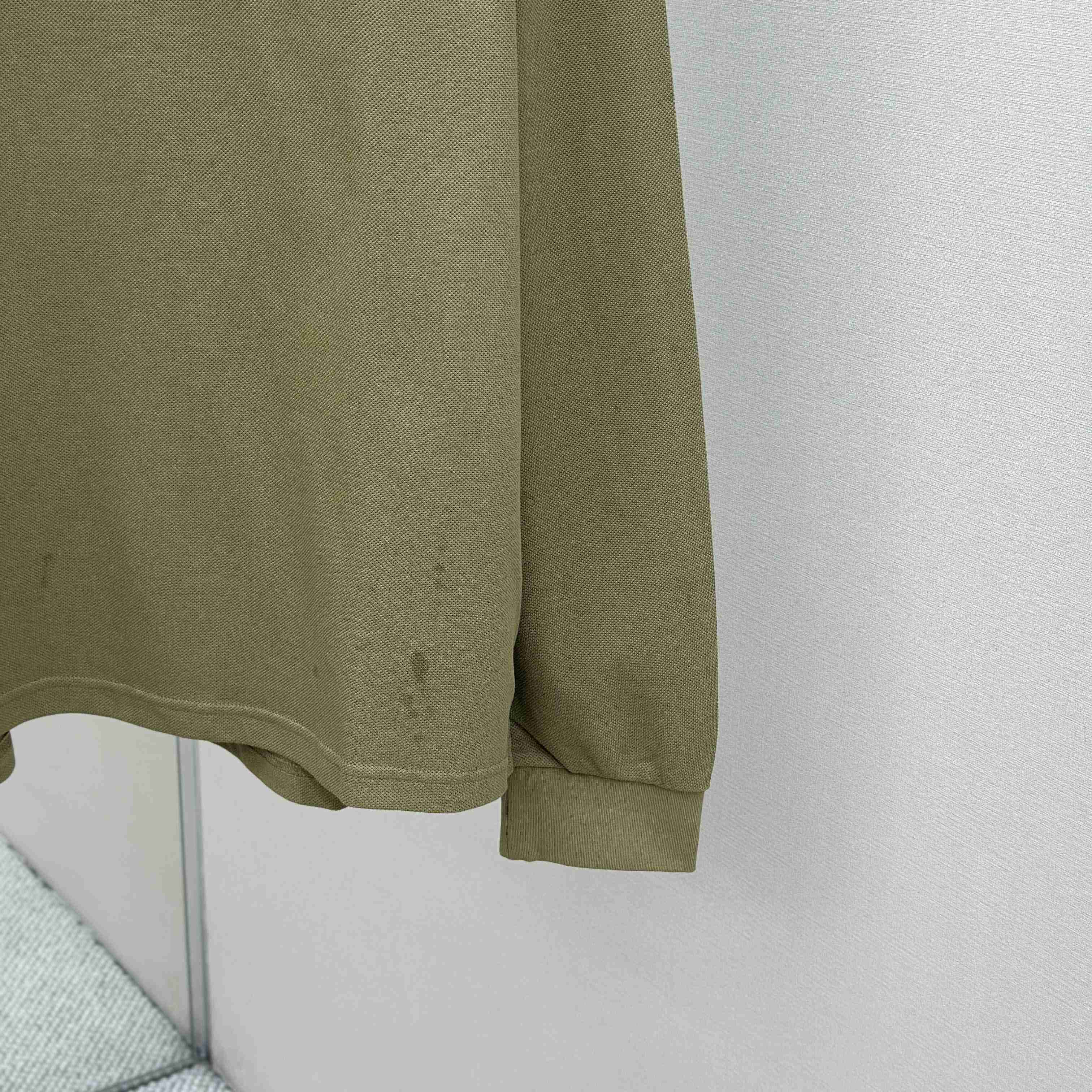 Burberry Long-sleeve Cotton Polo Shirt - EUR FASHION