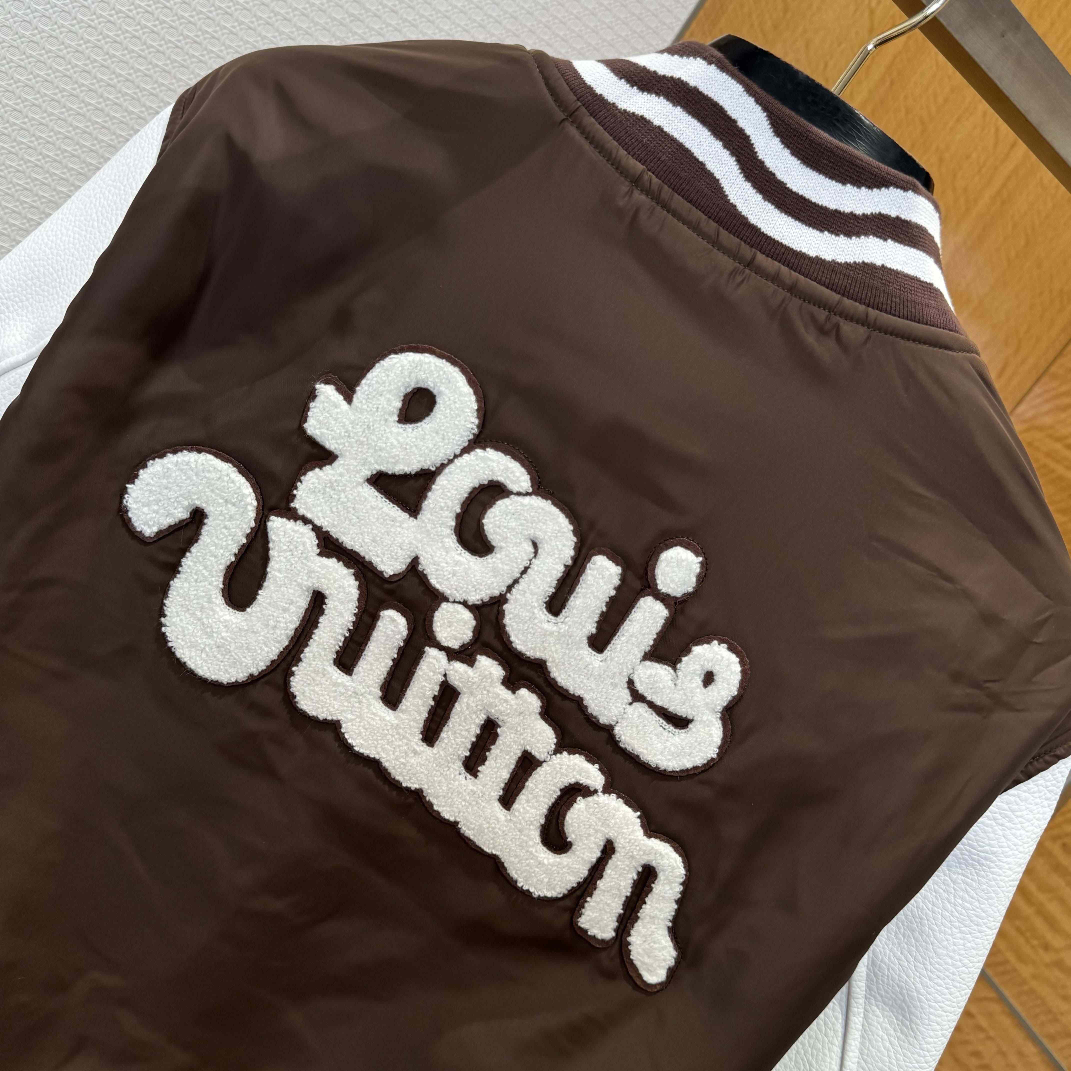 Louis Vuitton Embroidered Varsity Jacket   1AFPWQ - EUR FASHION