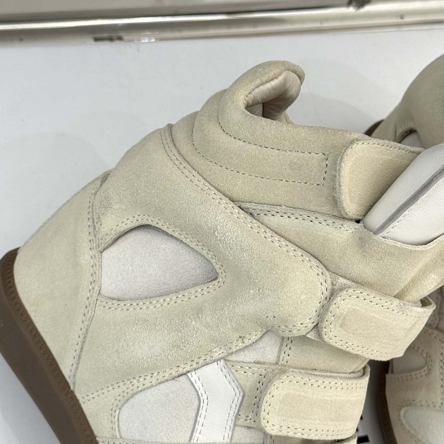 Isabel Marant Balskee High-Top Wedge Sneakers  - EUR FASHION