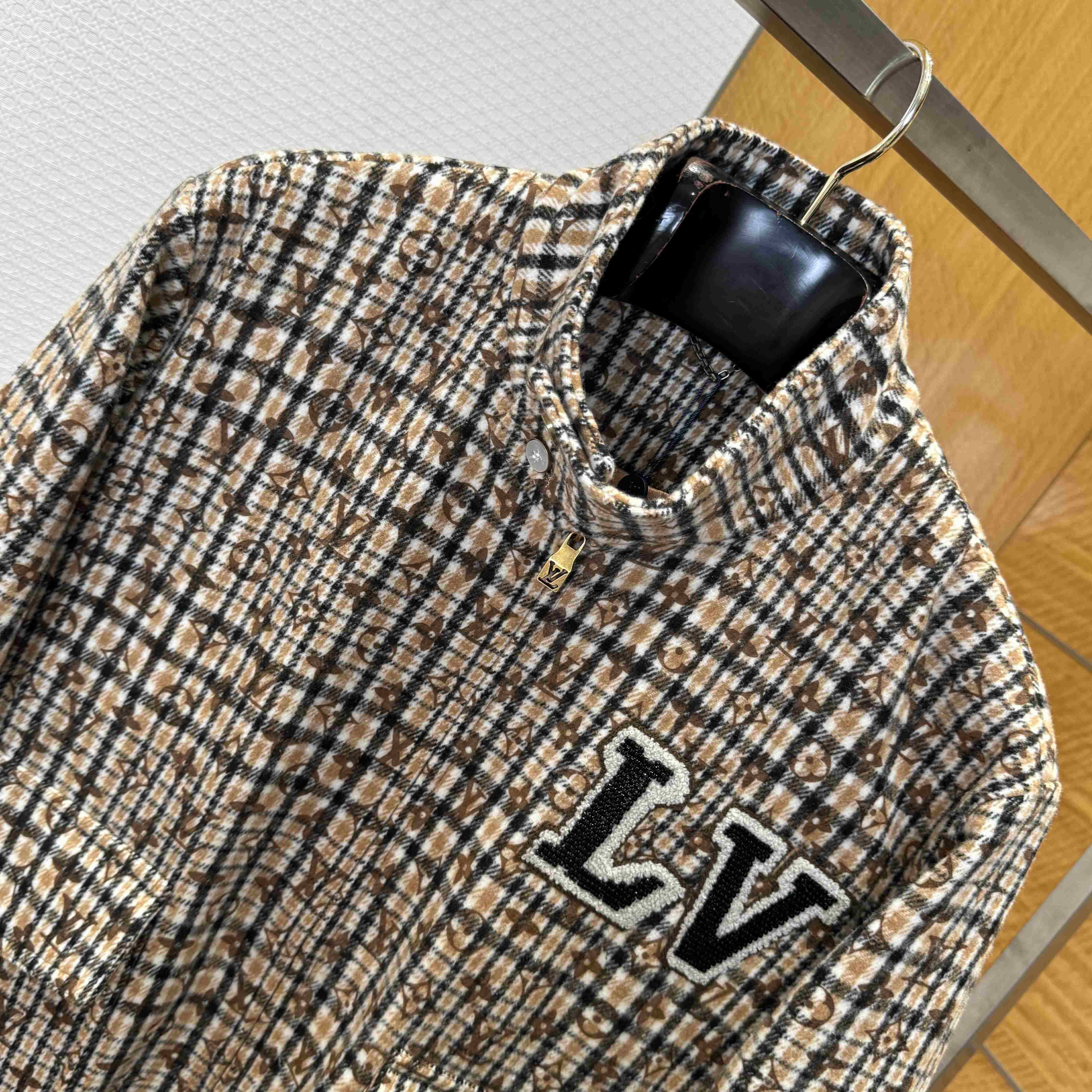 Louis Vuitton Monogram Wool Harrington Blouson   1AGIP7 - EUR FASHION
