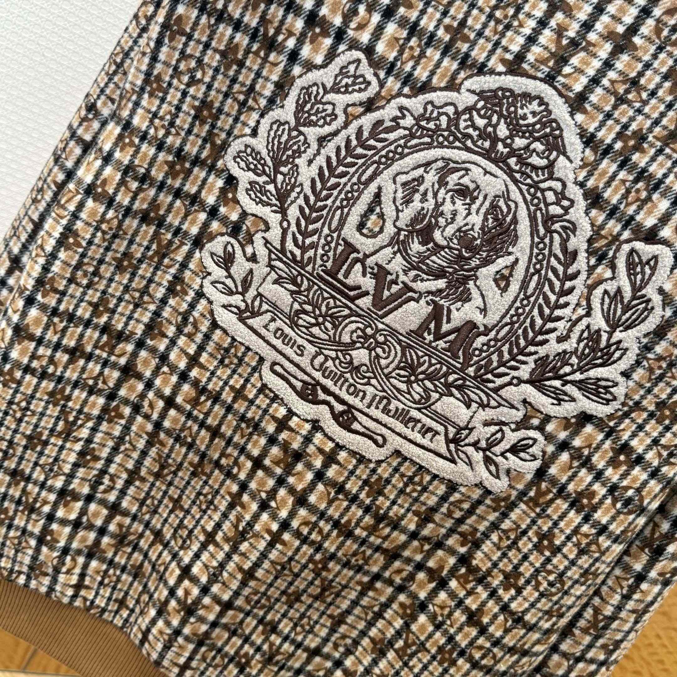 Louis Vuitton Monogram Wool Harrington Blouson   1AGIP7 - EUR FASHION