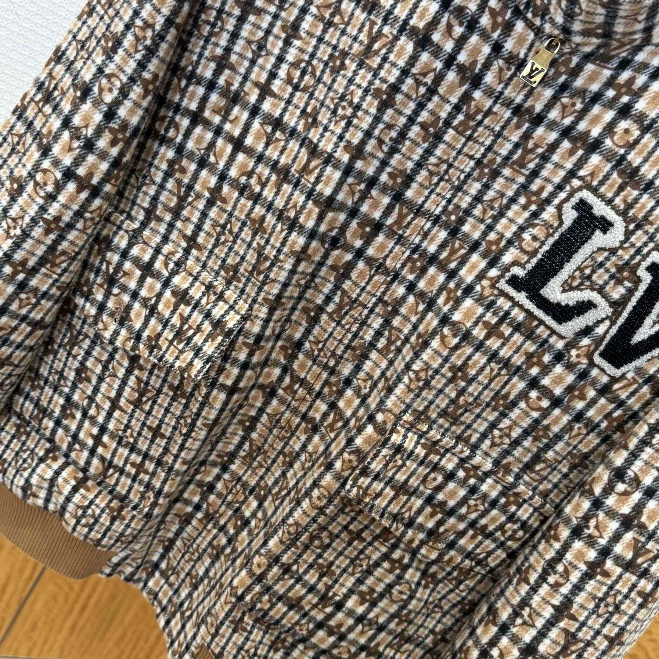 Louis Vuitton Monogram Wool Harrington Blouson   1AGIP7 - EUR FASHION