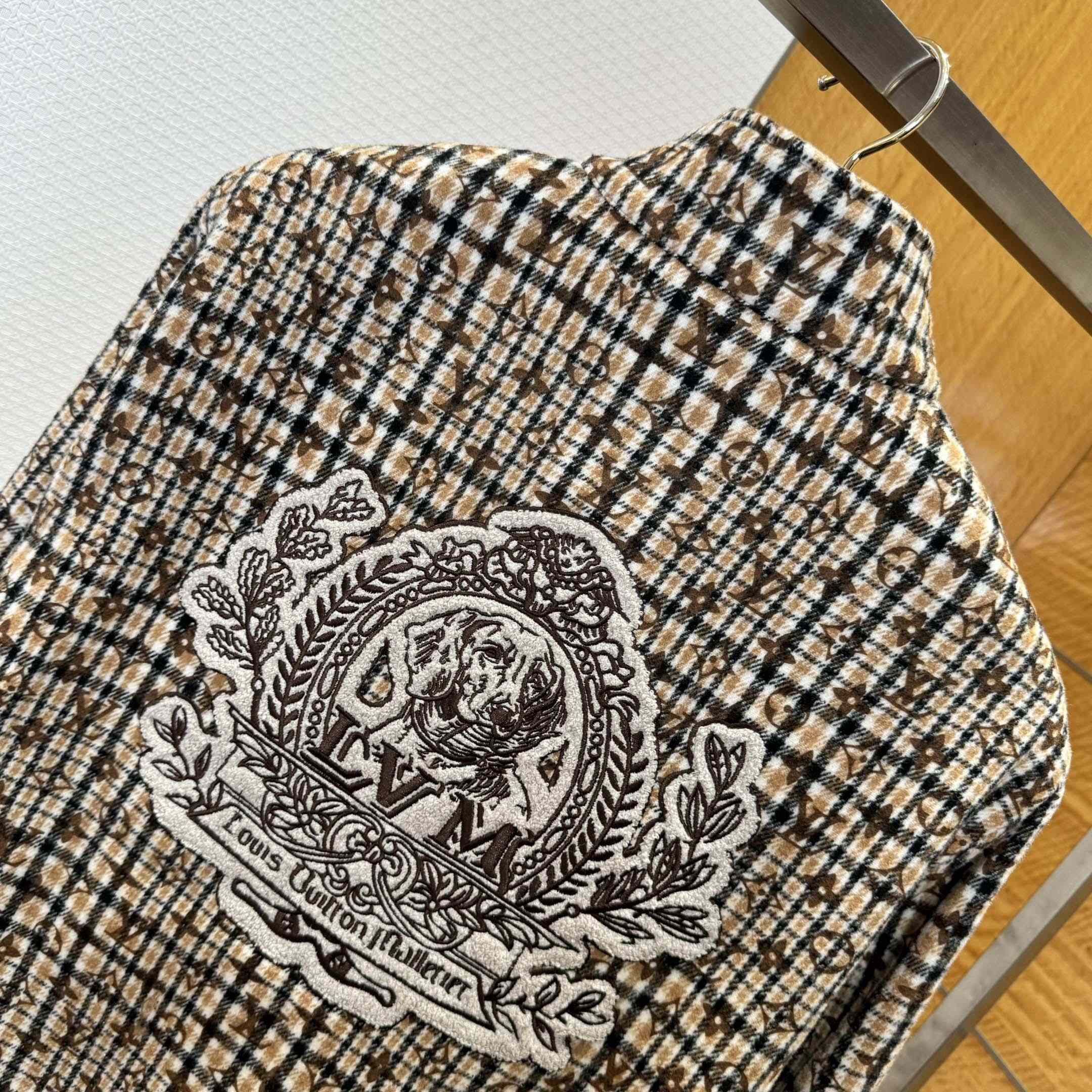 Louis Vuitton Monogram Wool Harrington Blouson   1AGIP7 - EUR FASHION