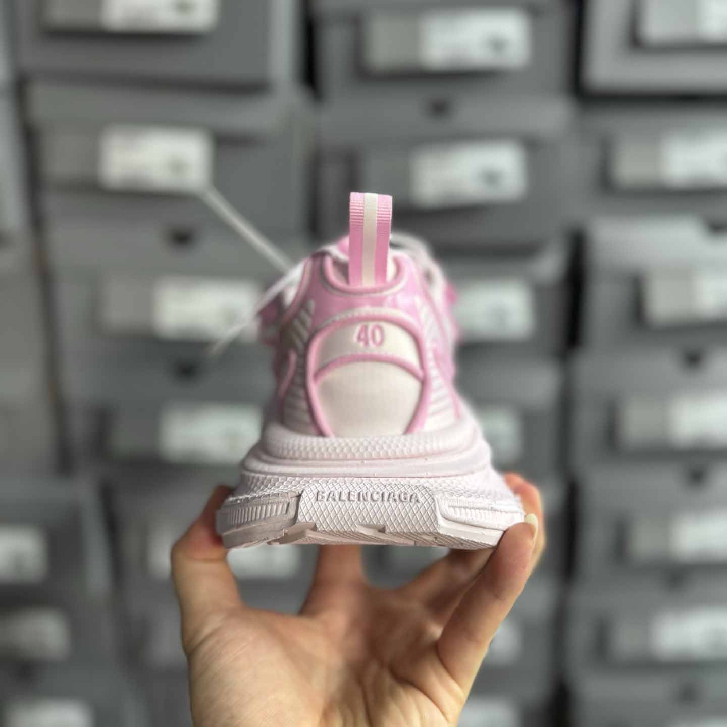 Balenciaga 3XL VG Edition Satin Bows Pink  - EUR FASHION