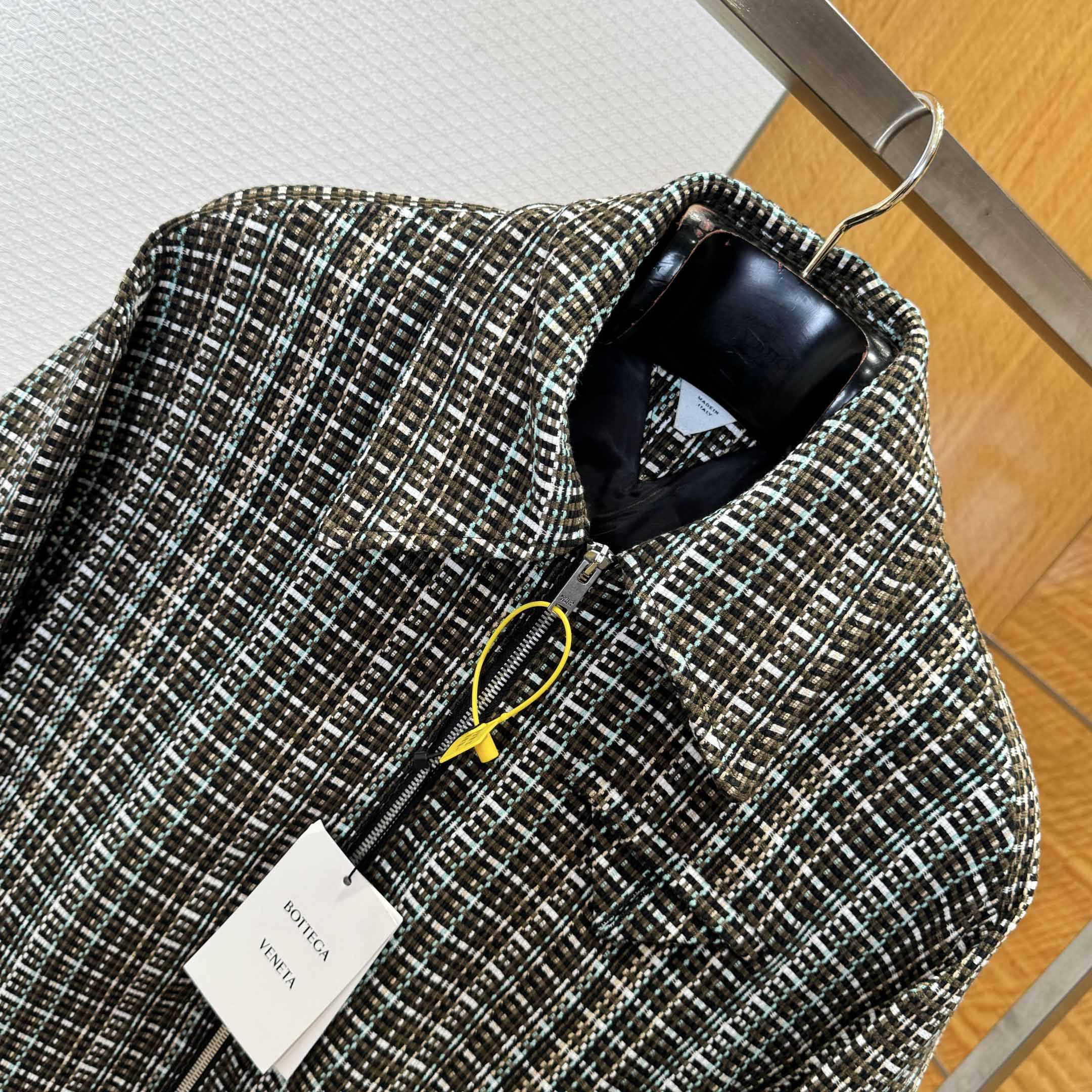 Bottega Veneta Multicolor Check Jacket - EUR FASHION