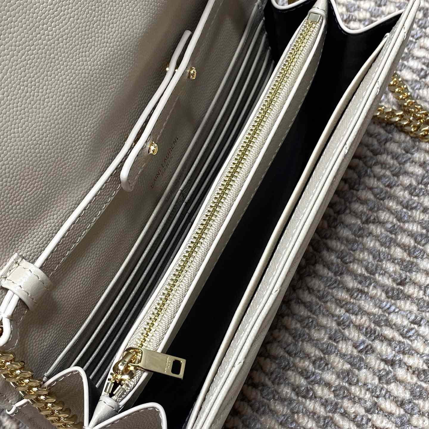 Saint Laurent Cassandre Chain Wallet In Lambskin - EUR FASHION