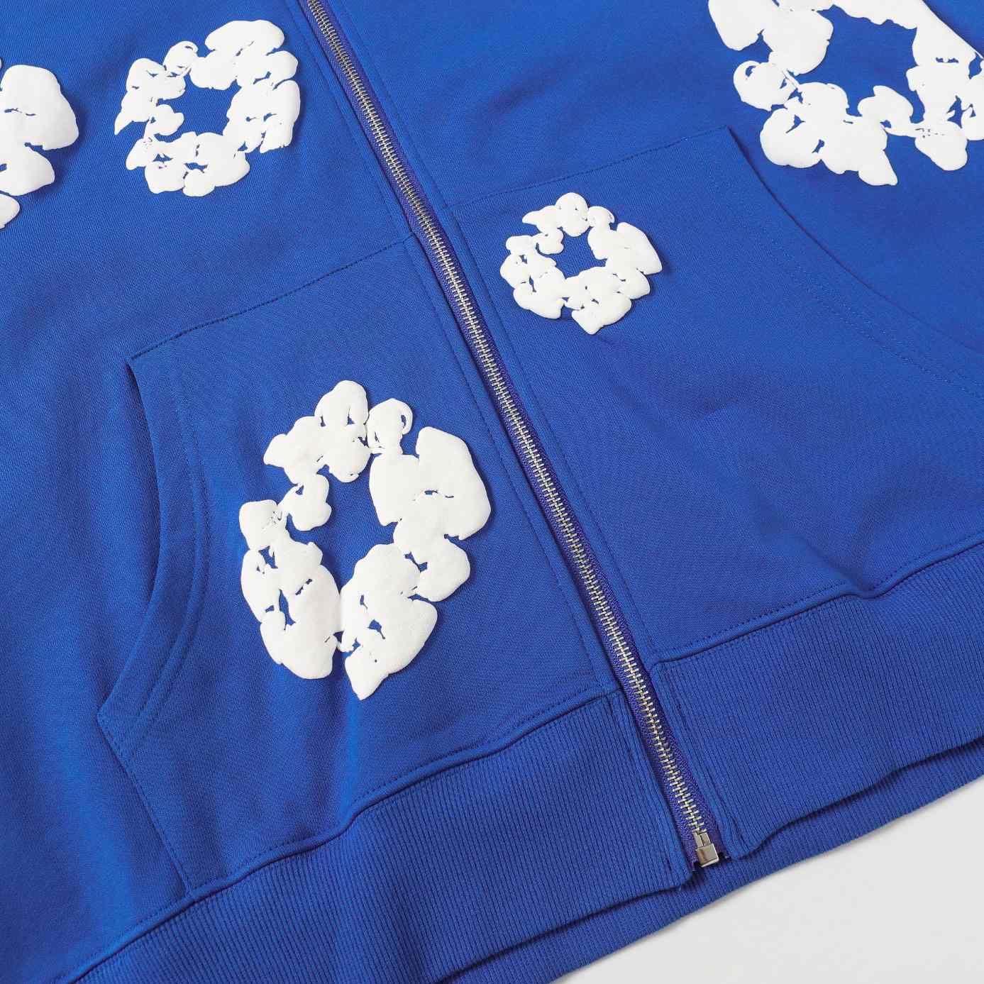 Denim Tears Cotton Wreath Zip Hoodie  - EUR FASHION