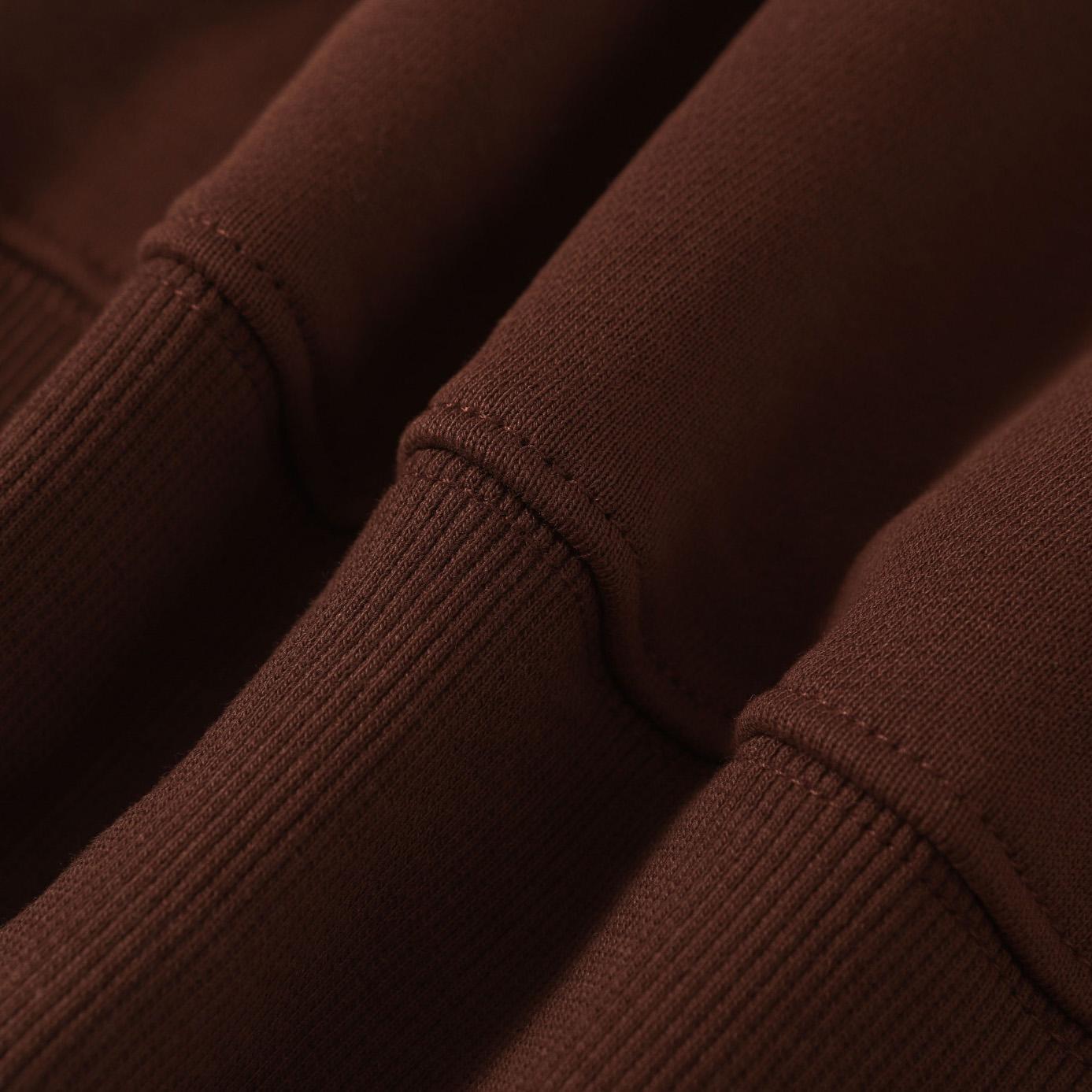 Denim Tears Cotton Wreath Zip Hoodie Brown - EUR FASHION