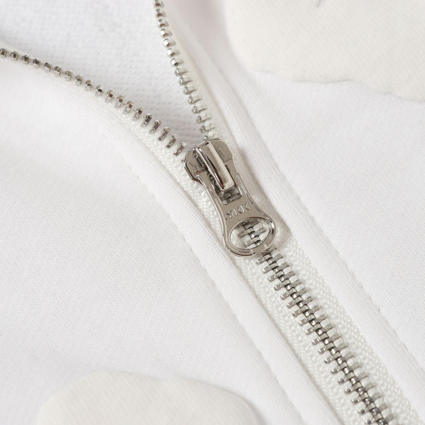 Denim Tears Cotton Wreath Zip Hoodie White - EUR FASHION