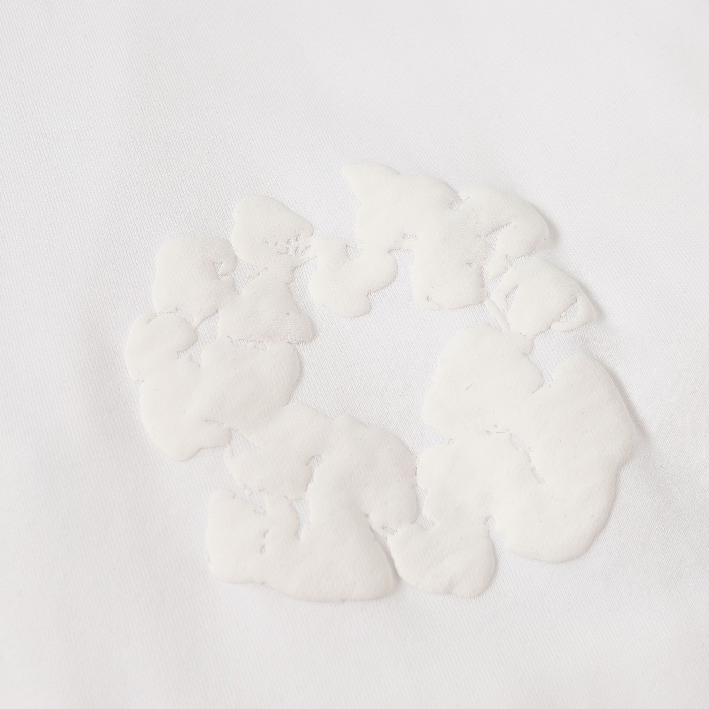 Denim Tears Cotton Wreath Zip Hoodie White - EUR FASHION