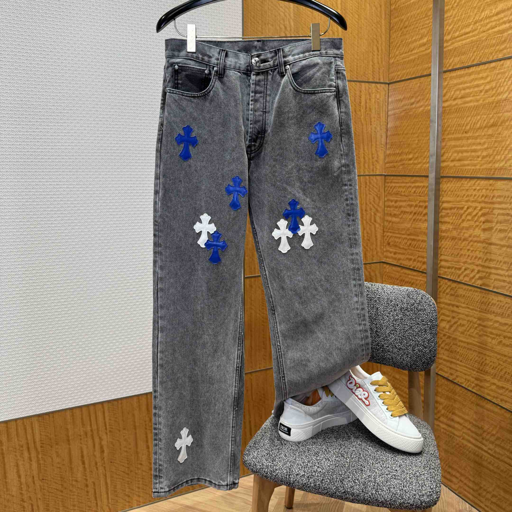 Chrome Hearts Jeans - EUR FASHION