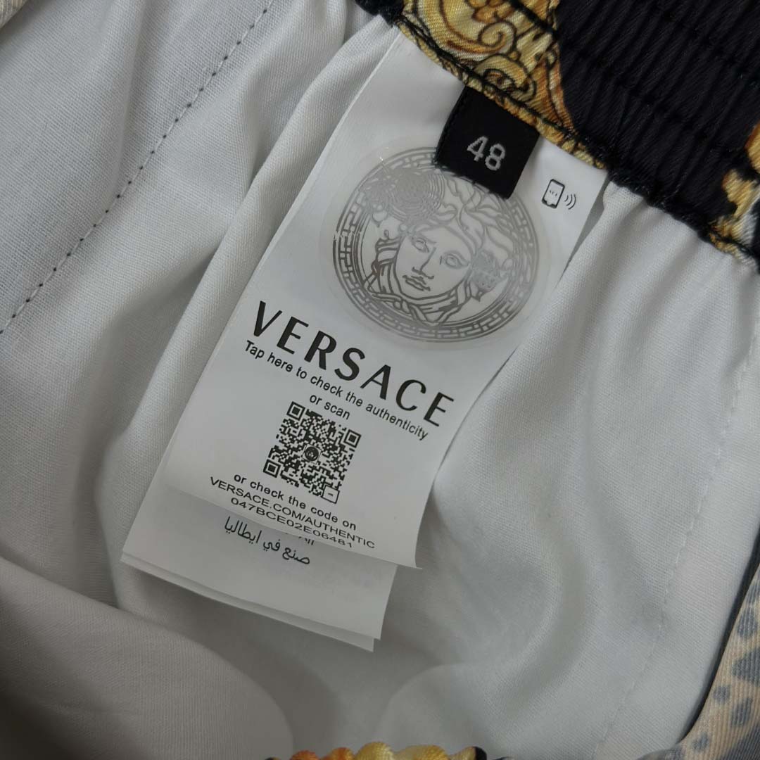 Versace Wild Cats Silk Shirt & Shorts - EUR FASHION