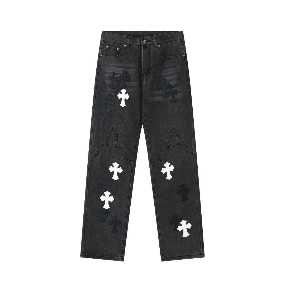 Chrome Hearts Jeans - EUR FASHION