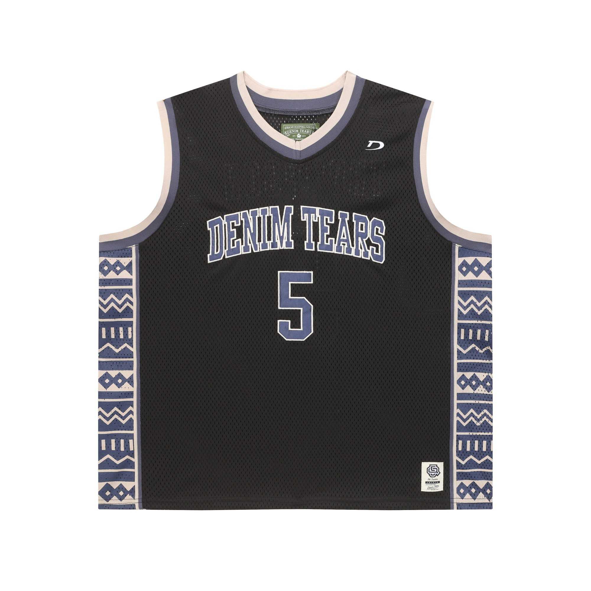 Denim Tears Game Jersey 'Black' - EUR FASHION