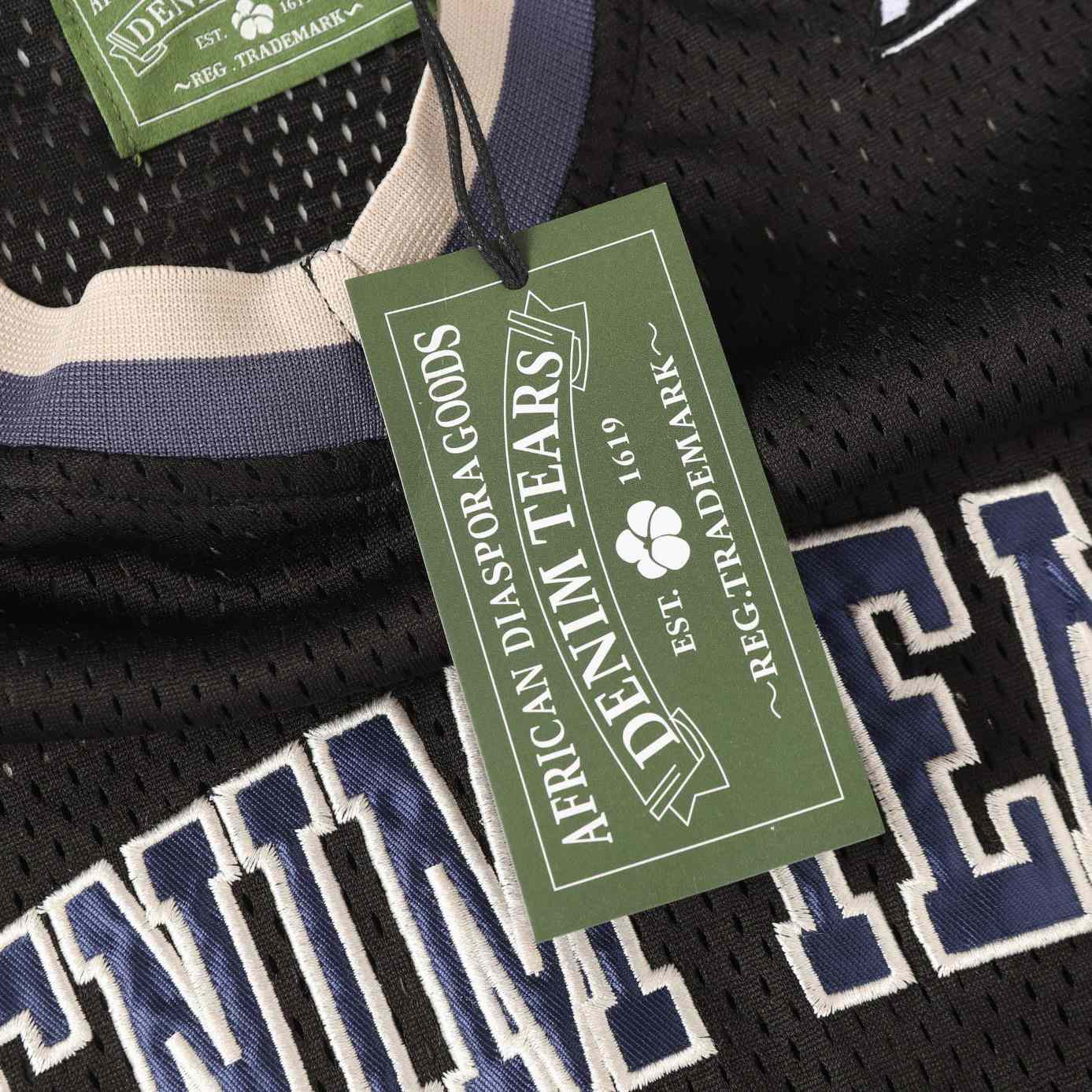 Denim Tears Game Jersey 'Black' - EUR FASHION