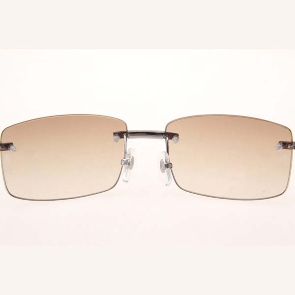 Cartier CT_3524012 Diamond Wood Eyeglasses In Silver Brown - EUR FASHION