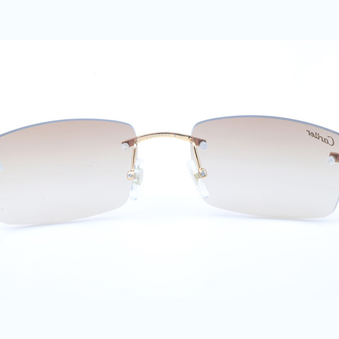 Cartier CT_3524012 Shell Mix White Buffalo Sunglasses In Gold Brown - EUR FASHION