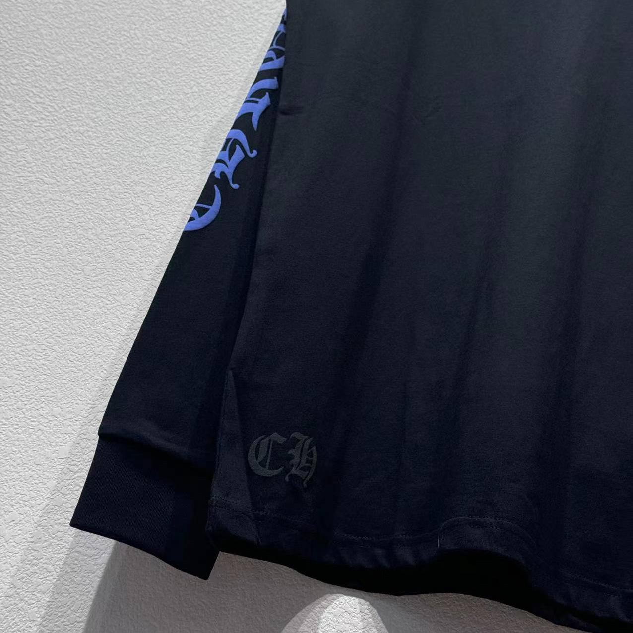 Chrome Hearts Neck Logo Long-Sleeve T-Shirt 'Black' - EUR FASHION