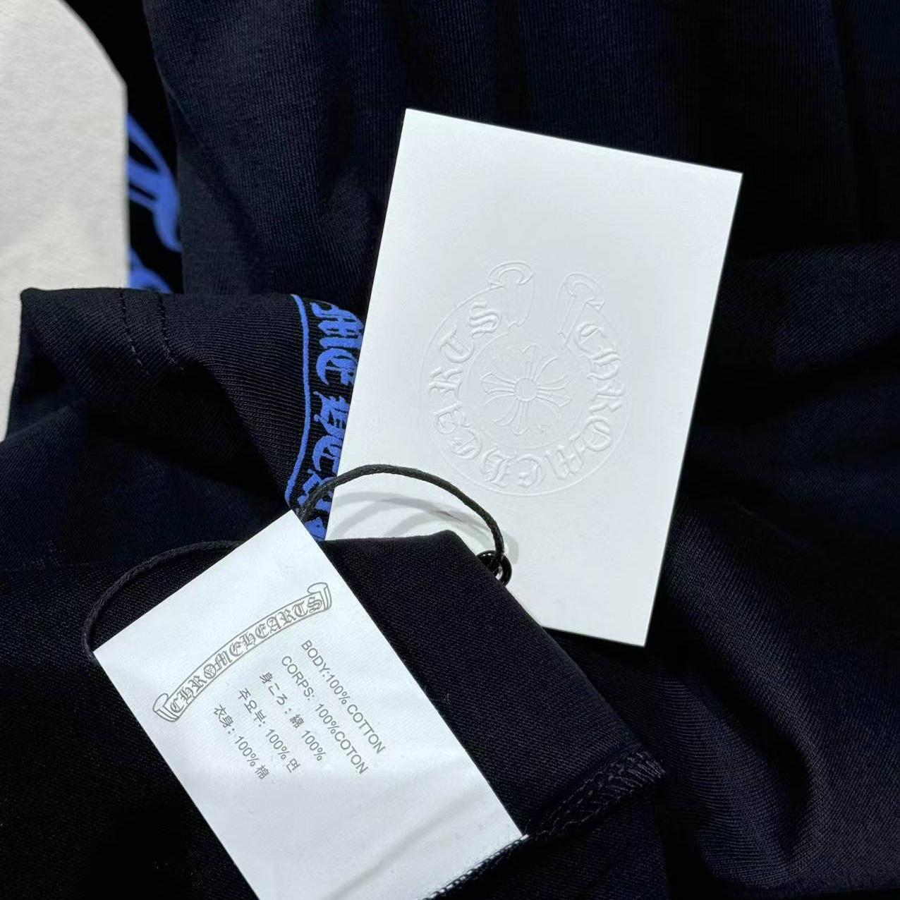 Chrome Hearts Neck Logo Long-Sleeve T-Shirt 'Black' - EUR FASHION