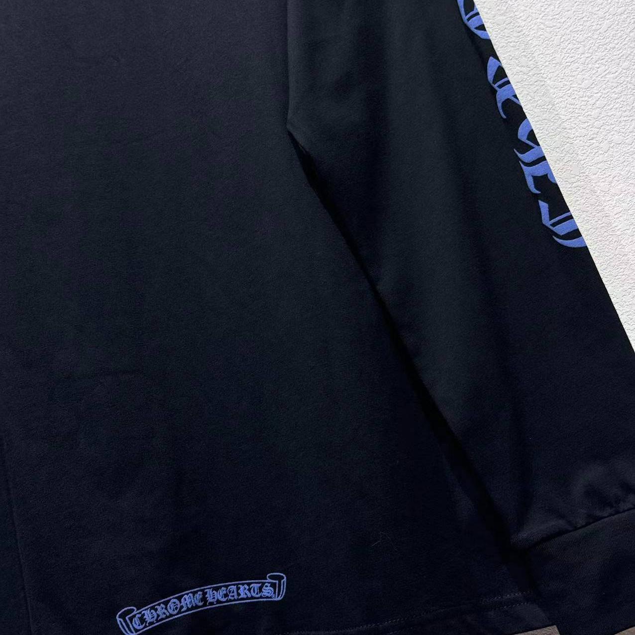 Chrome Hearts Neck Logo Long-Sleeve T-Shirt 'Black' - EUR FASHION