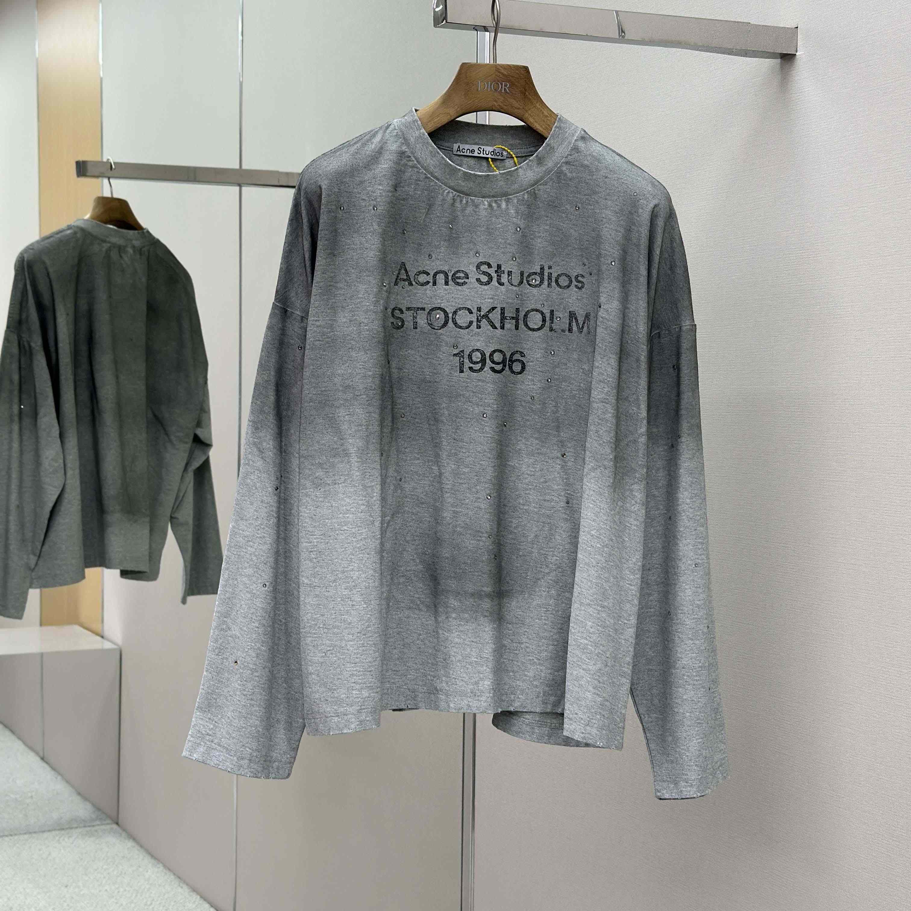 Acne Studios Logo T-shirt - Relaxed Fit - EUR FASHION