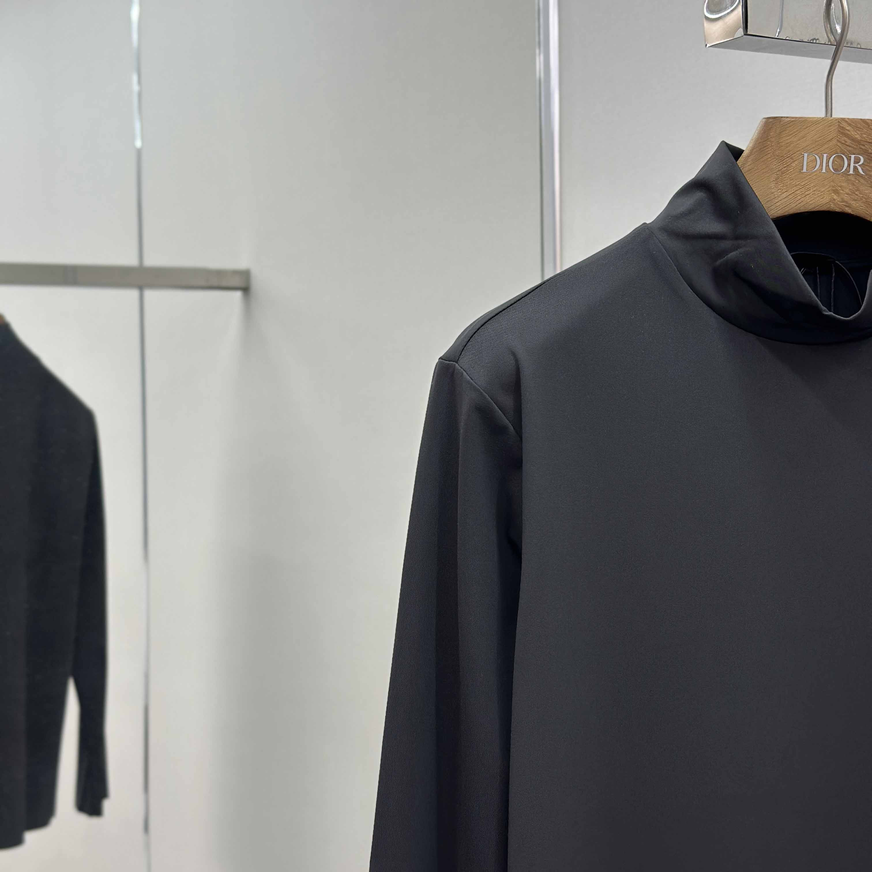 Prada Technical Jersey Mock Turtleneck - EUR FASHION