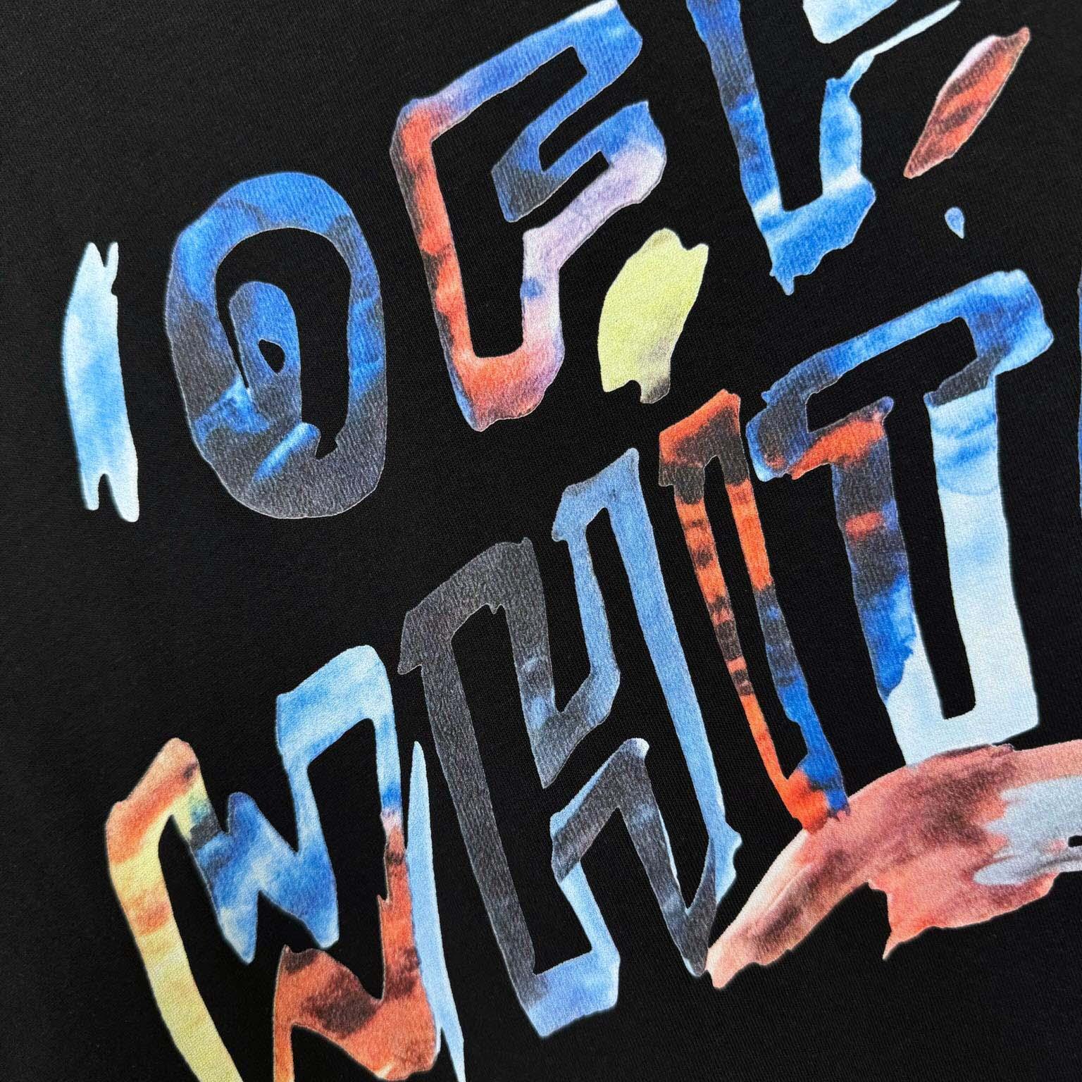 Off-White Boys Watercolour T-Shirt In Black - EUR FASHION