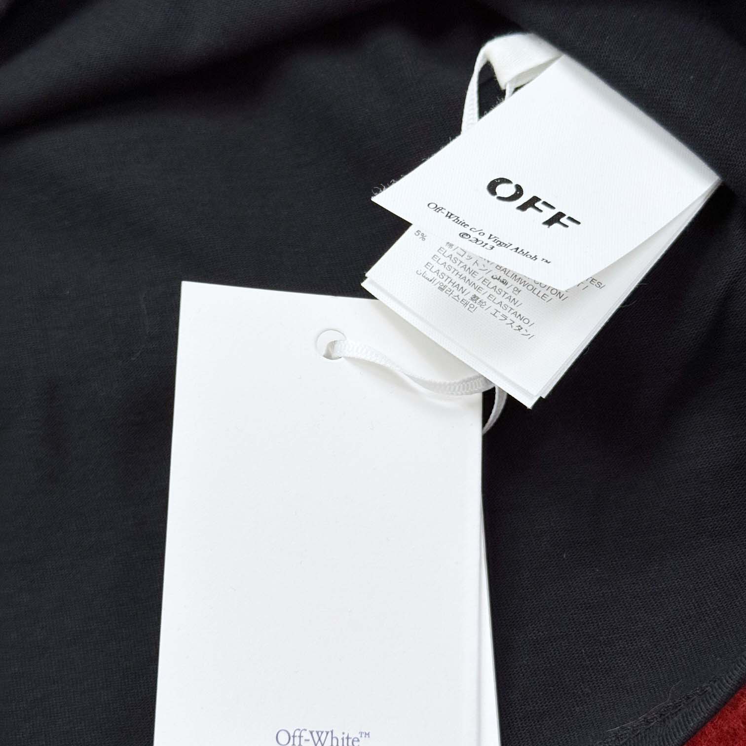 Off-White Boys Watercolour T-Shirt In Black - EUR FASHION