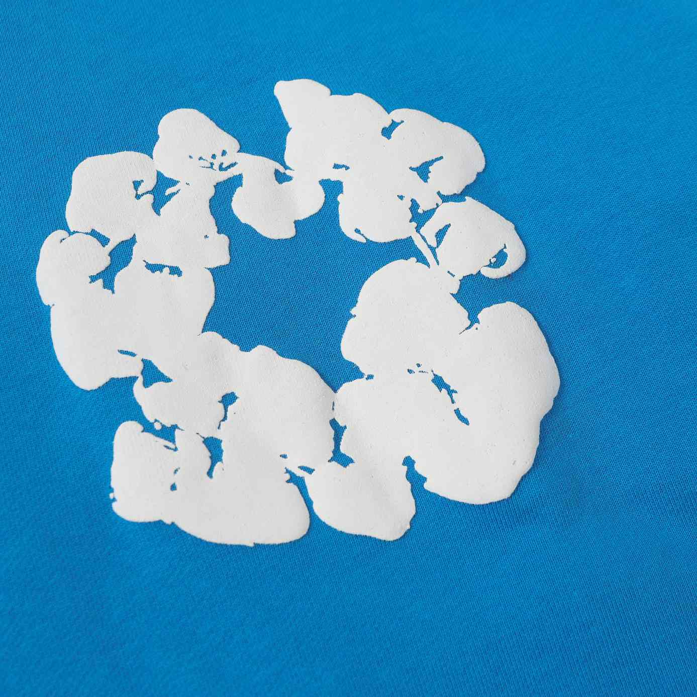 Denim Tears Cotton Wreath Zip Hoodie Blue - EUR FASHION